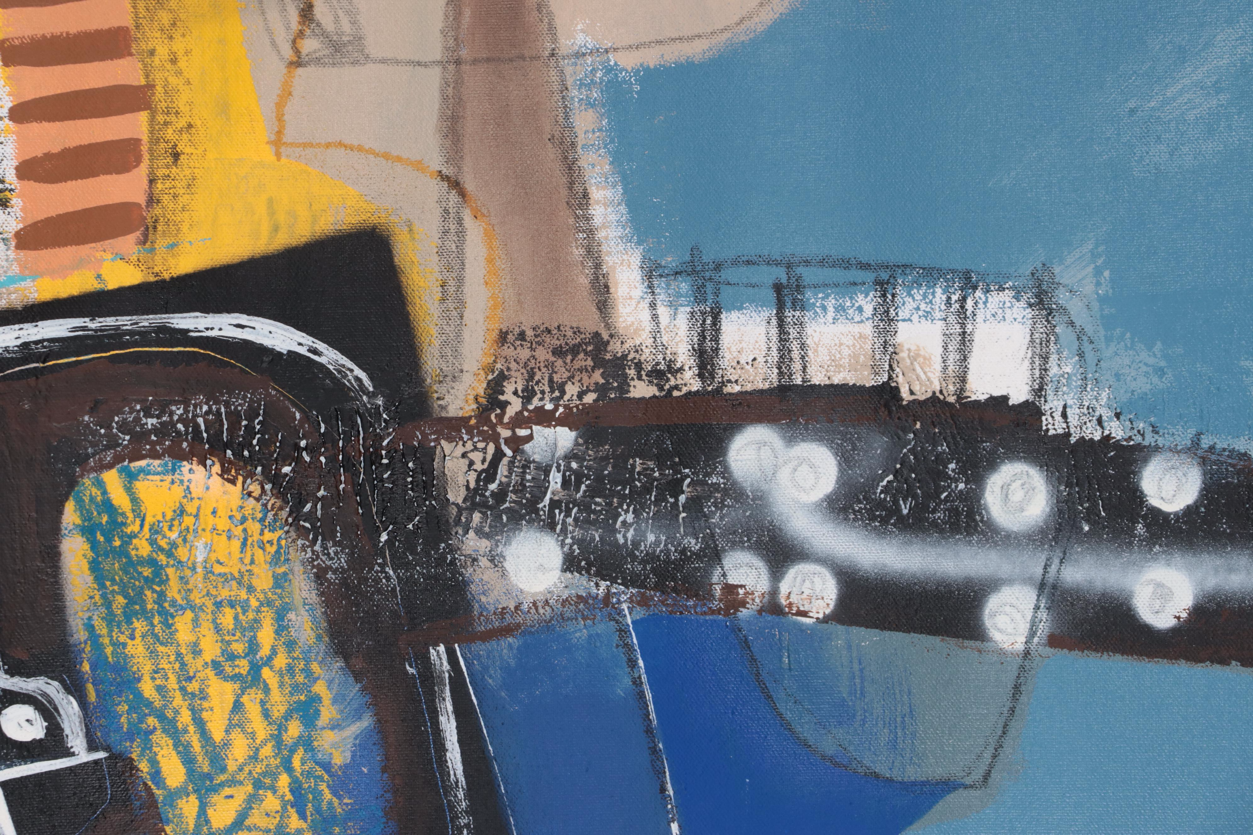 Michel Blázquez Mixed Media Painting "The Lost Fable II," 2023