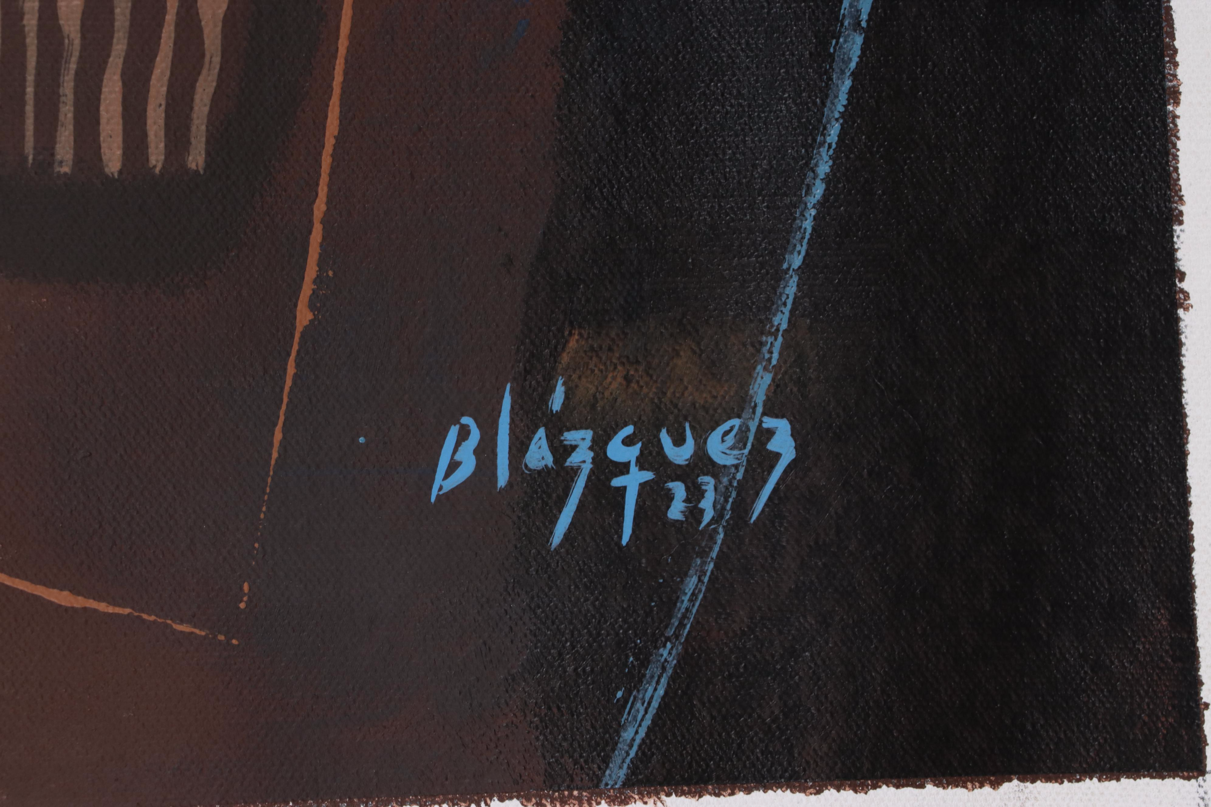 Michel Blázquez Mixed Media Painting "The Lost Fable II," 2023