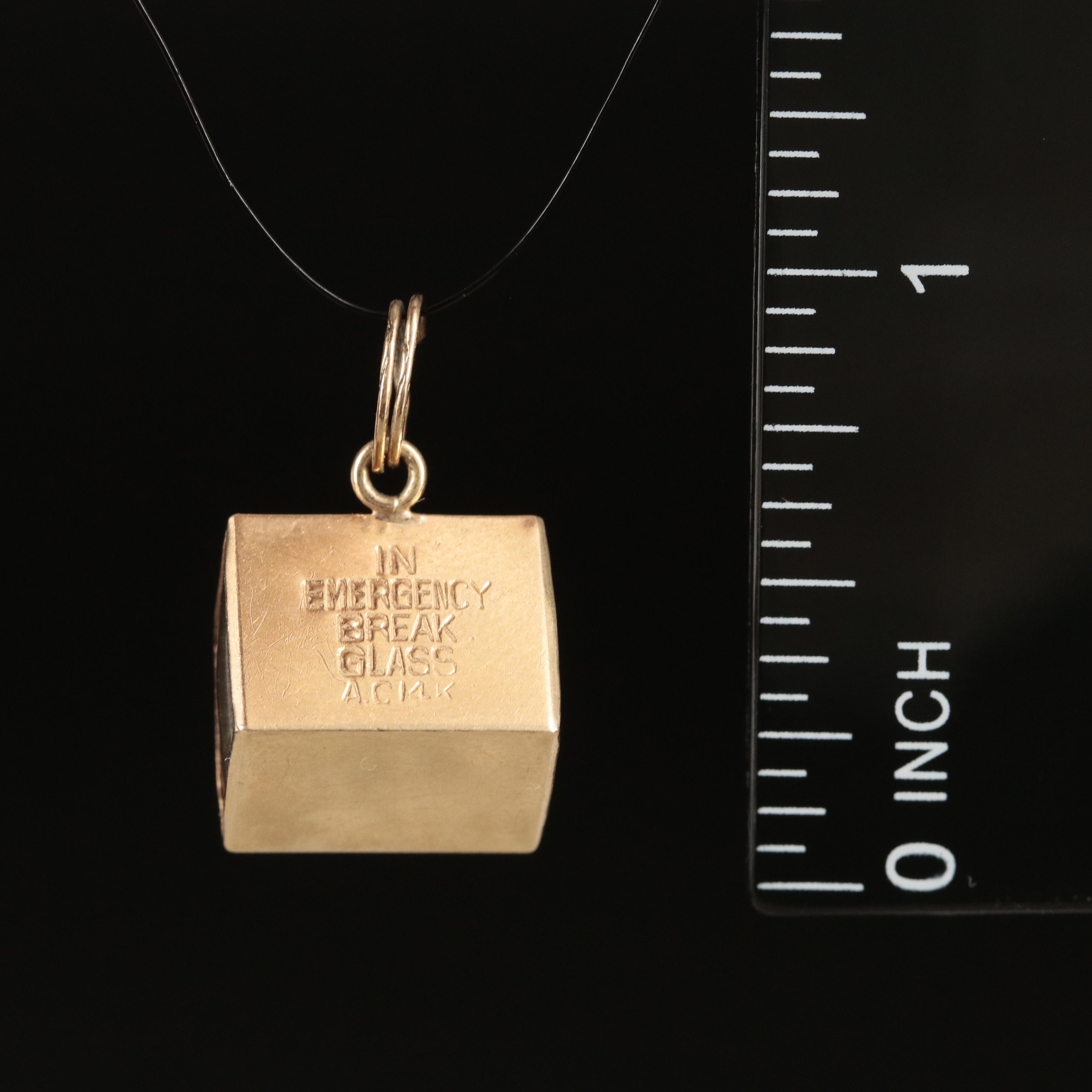 Vintage 14K Mad Money Charm