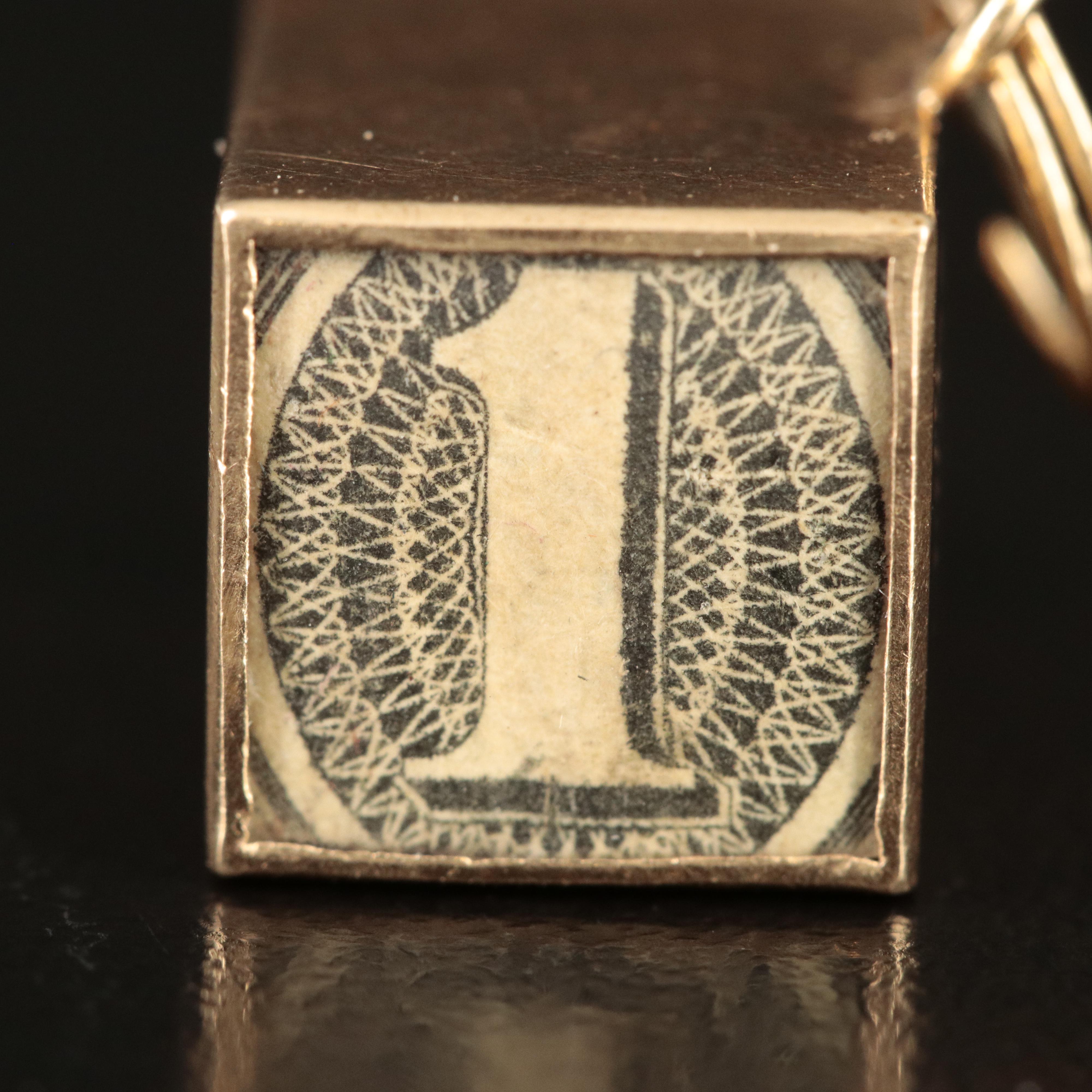 Vintage 14K Mad Money Charm