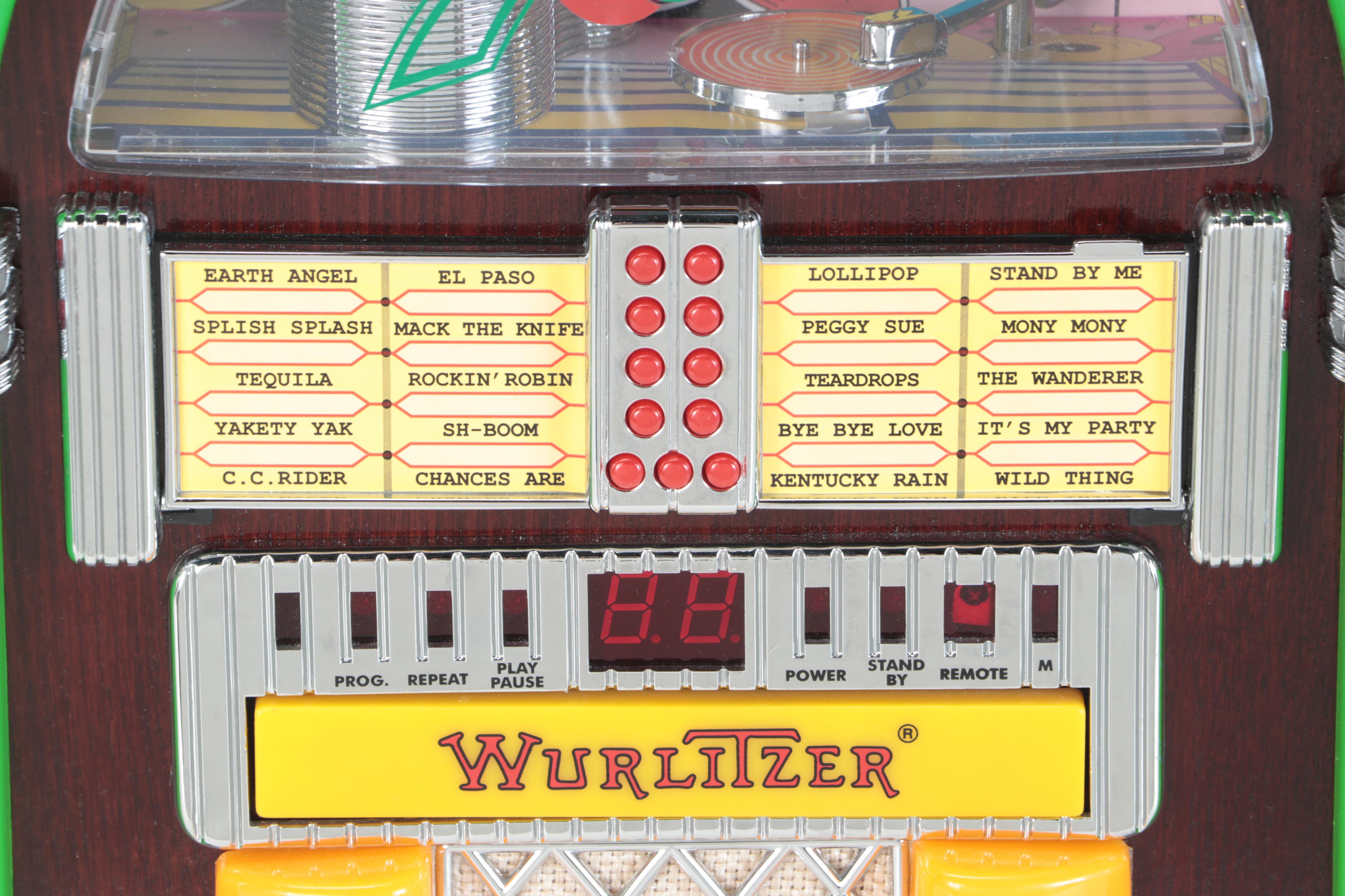 Wurlitzer WR-18 Jukebox Shaped CD Player/FM Radio, 2003