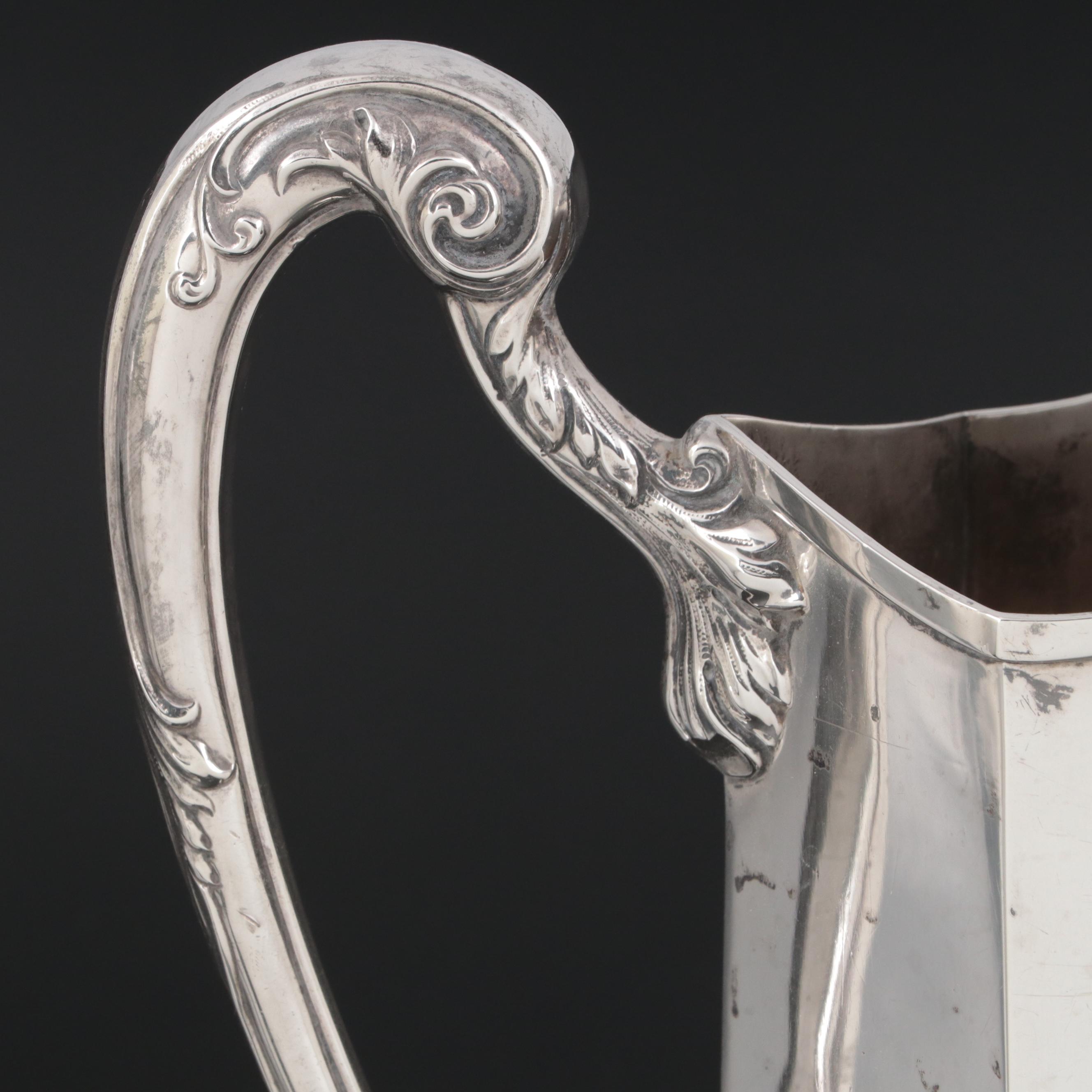 International Silver Co. Sterling Silver Ewer, Early to Mid-20th Century