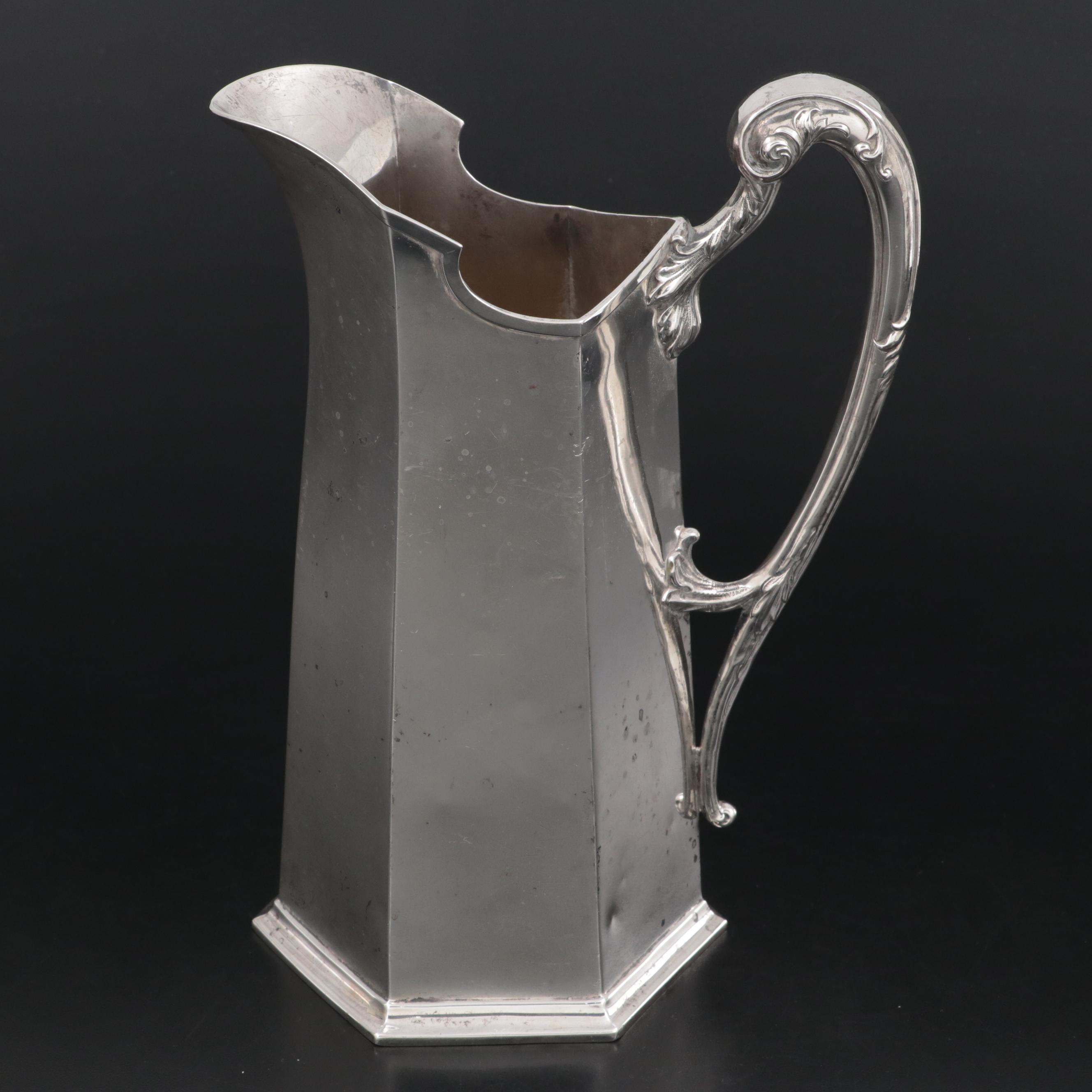 International Silver Co. Sterling Silver Ewer, Early to Mid-20th Century