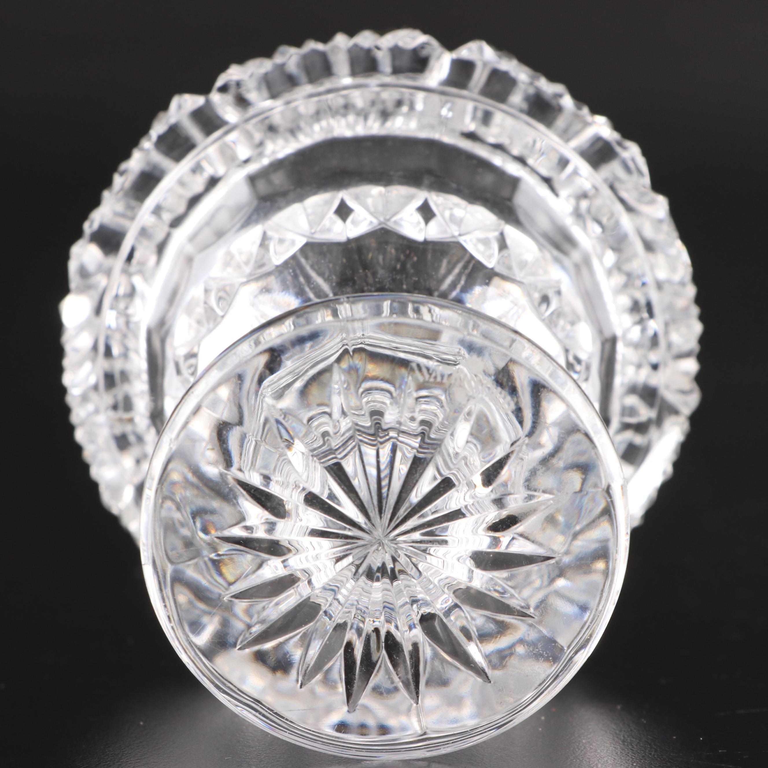 Waterford Crystal Bud Vases and Other Brilliant Cut Glass Vases