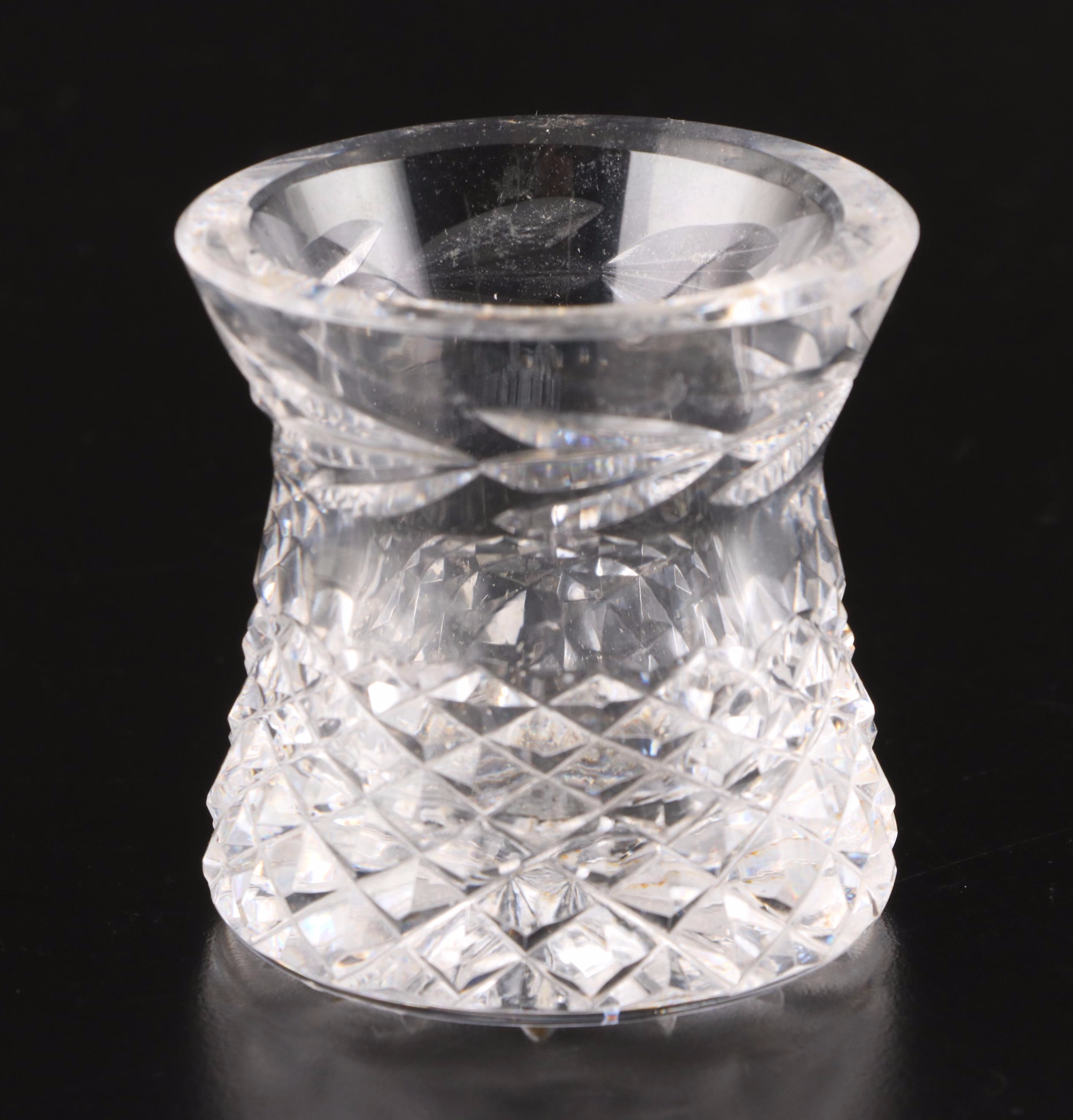 Waterford Crystal Bud Vases and Other Brilliant Cut Glass Vases