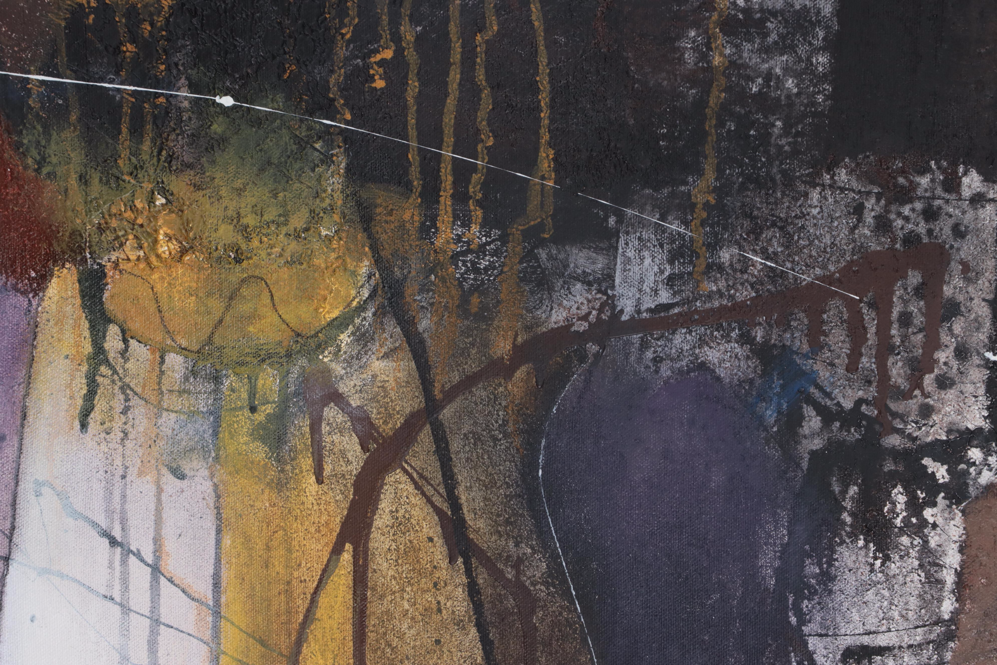 Michel Blázquez Mixed Media Painting "The Infinite Dream of the After," 2023