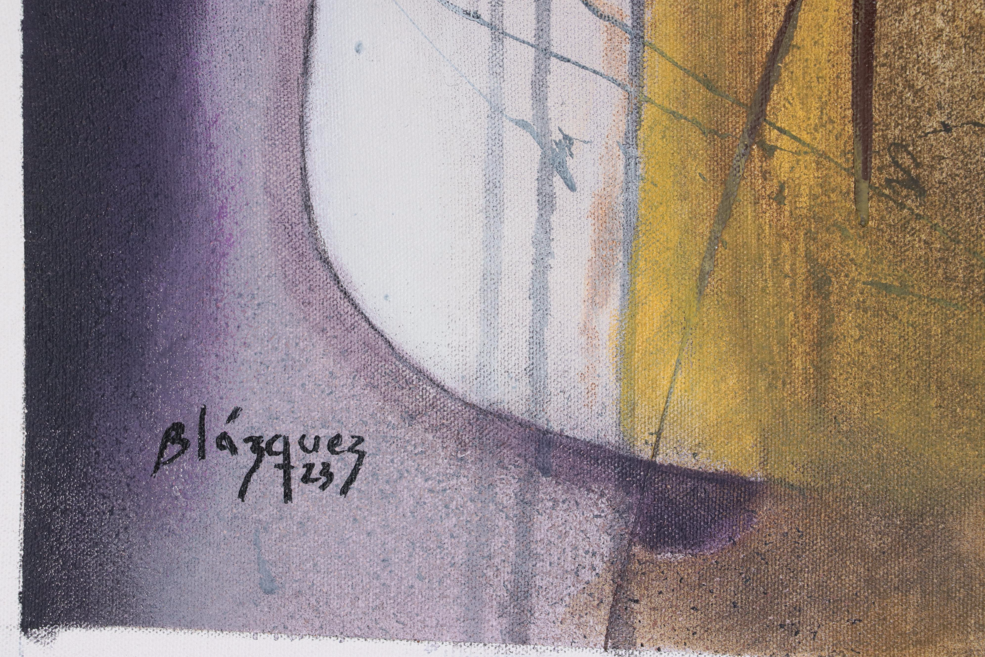 Michel Blázquez Mixed Media Painting "The Infinite Dream of the After," 2023