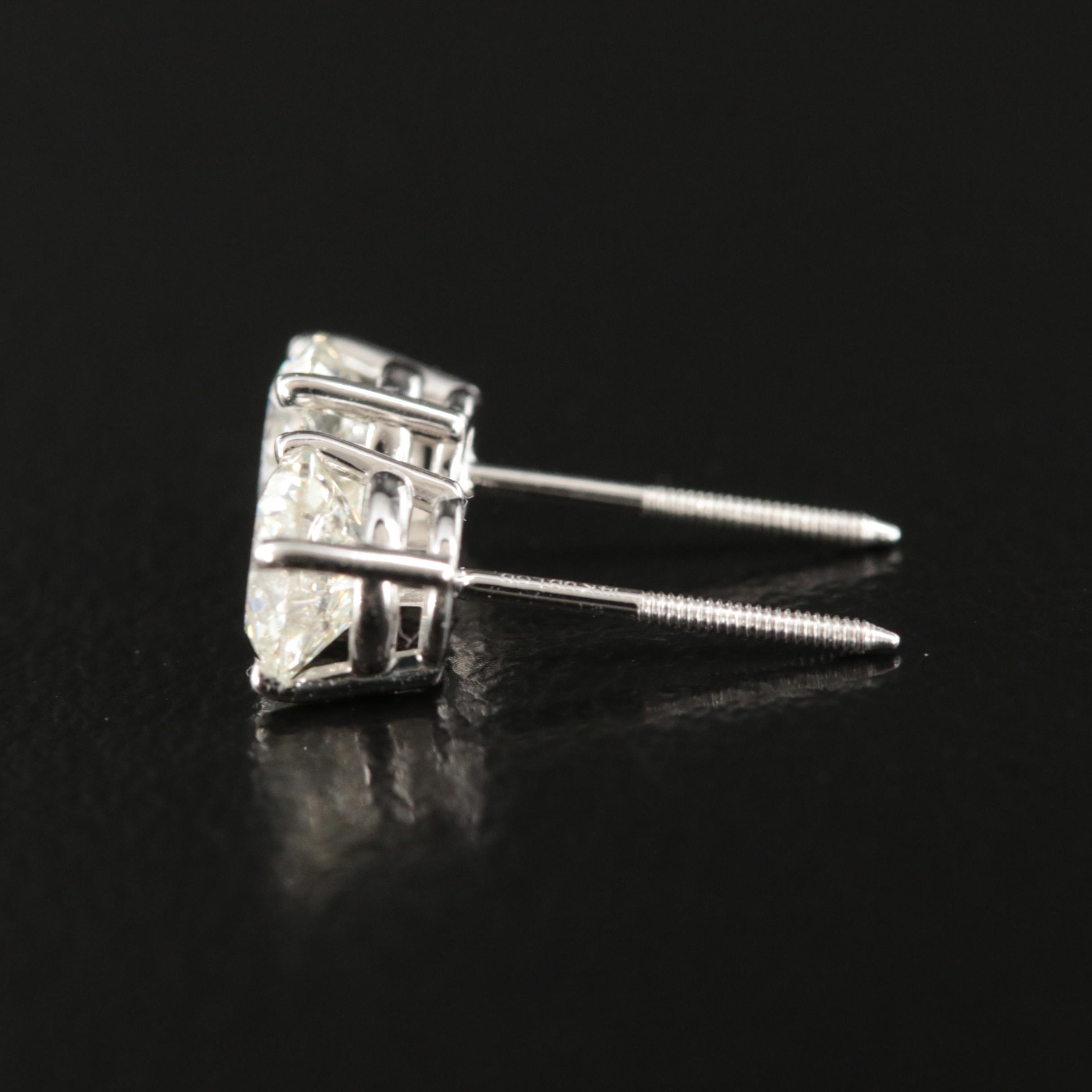 14K 0.95 CTW Lab Grown Diamond Earrings