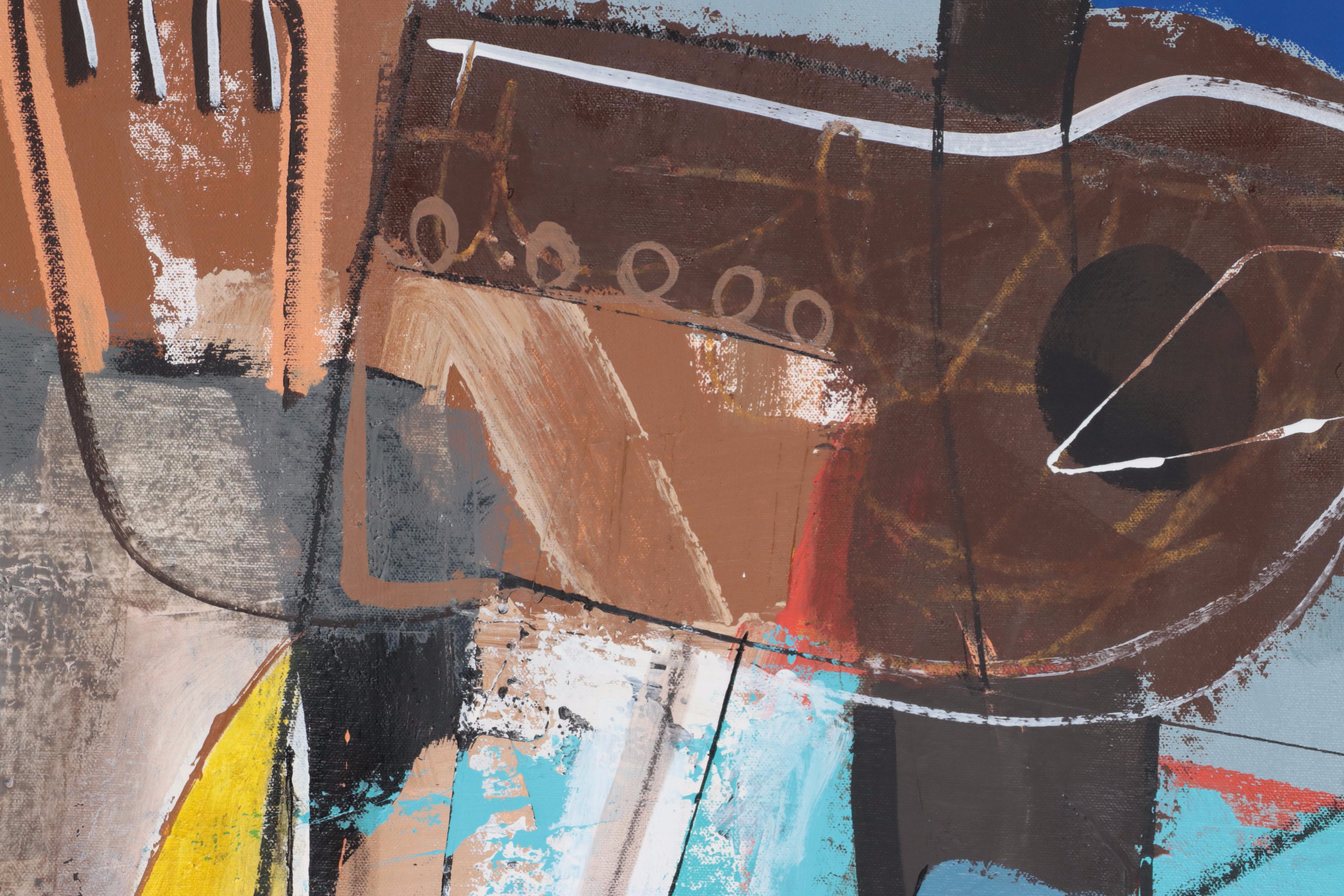 Michel Blázquez Mixed Media Painting "The Lost Fable I," 2023