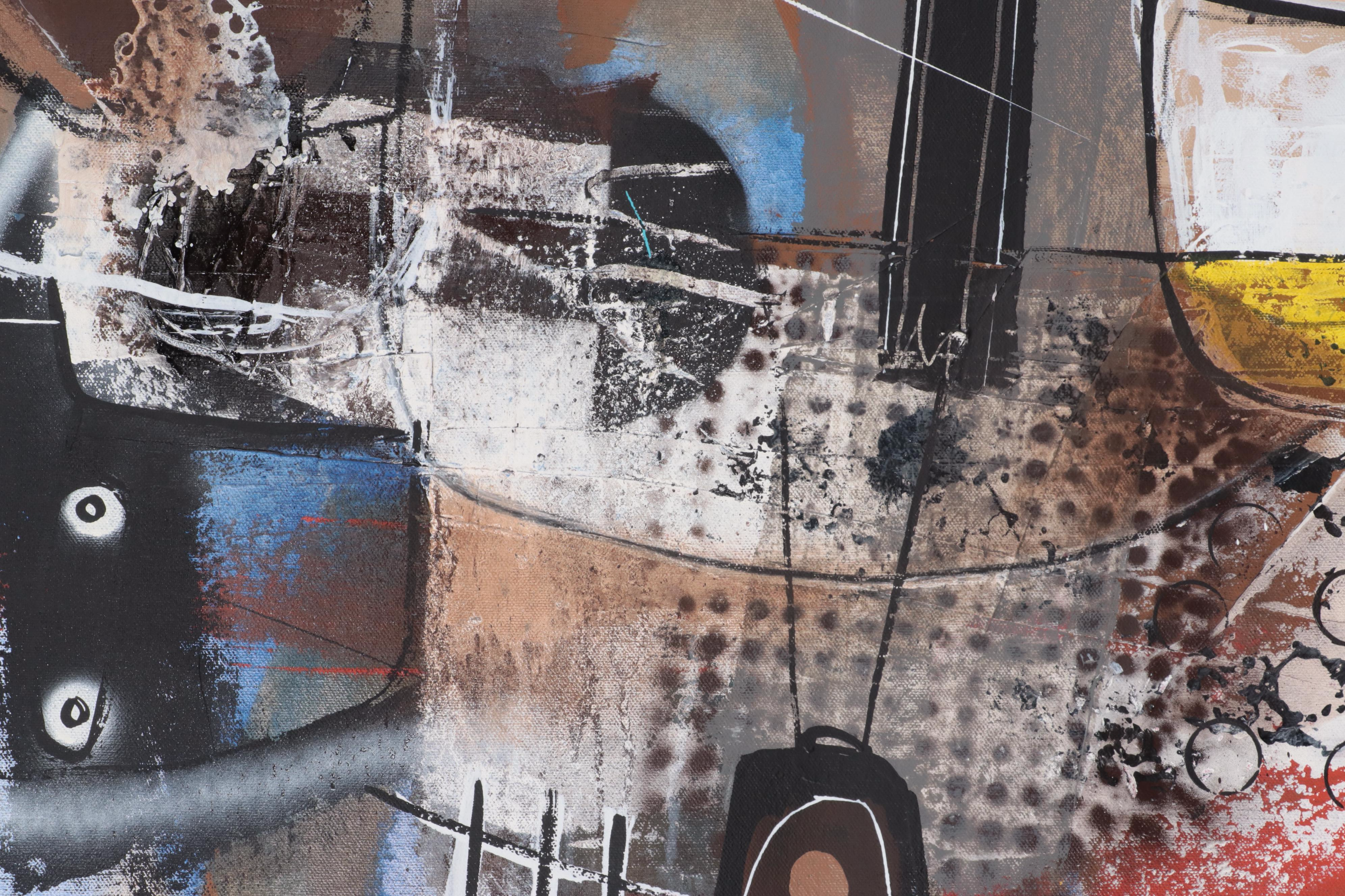 Michel Blázquez Mixed Media Painting "The Lost Fable I," 2023