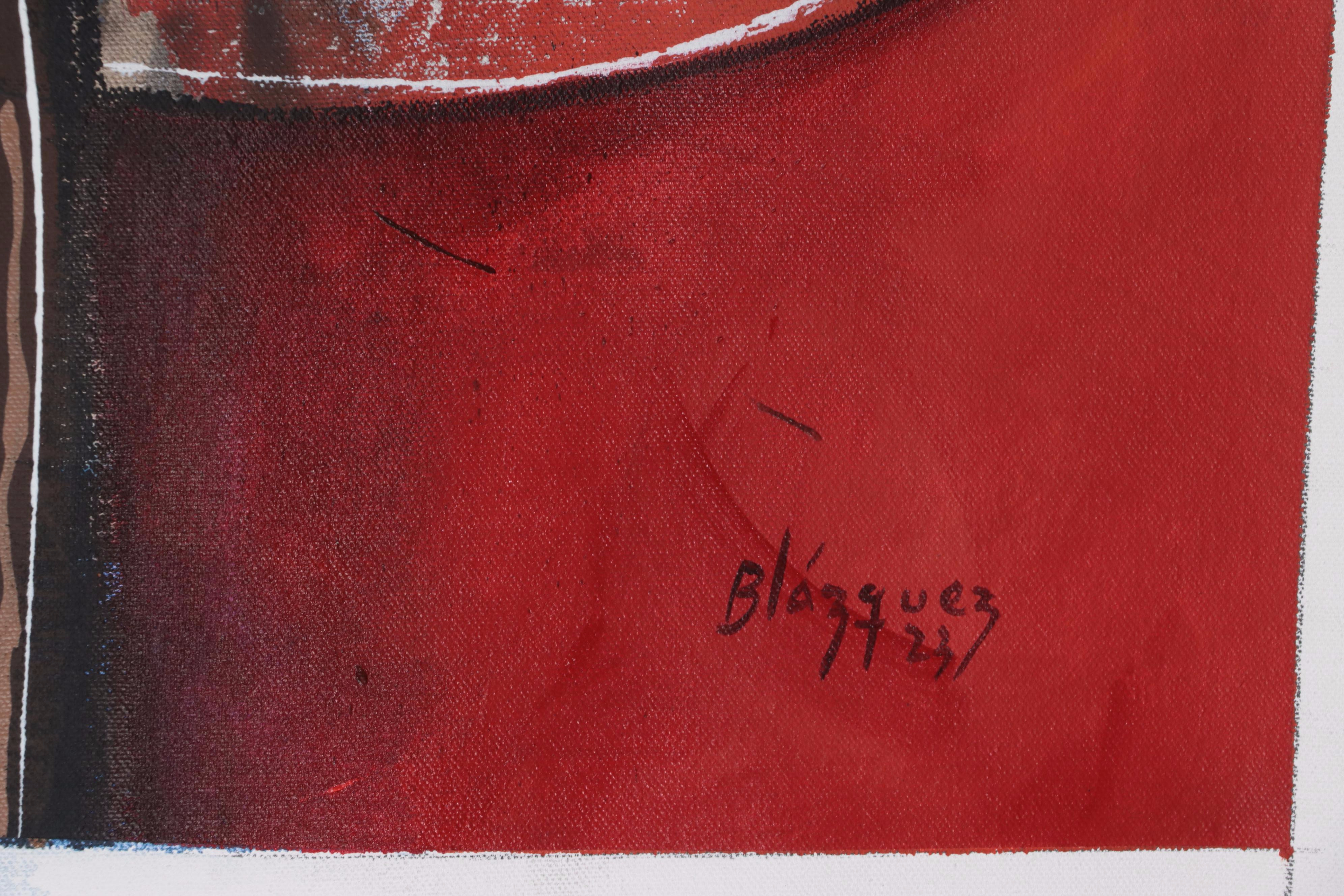 Michel Blázquez Mixed Media Painting "The Lost Fable I," 2023