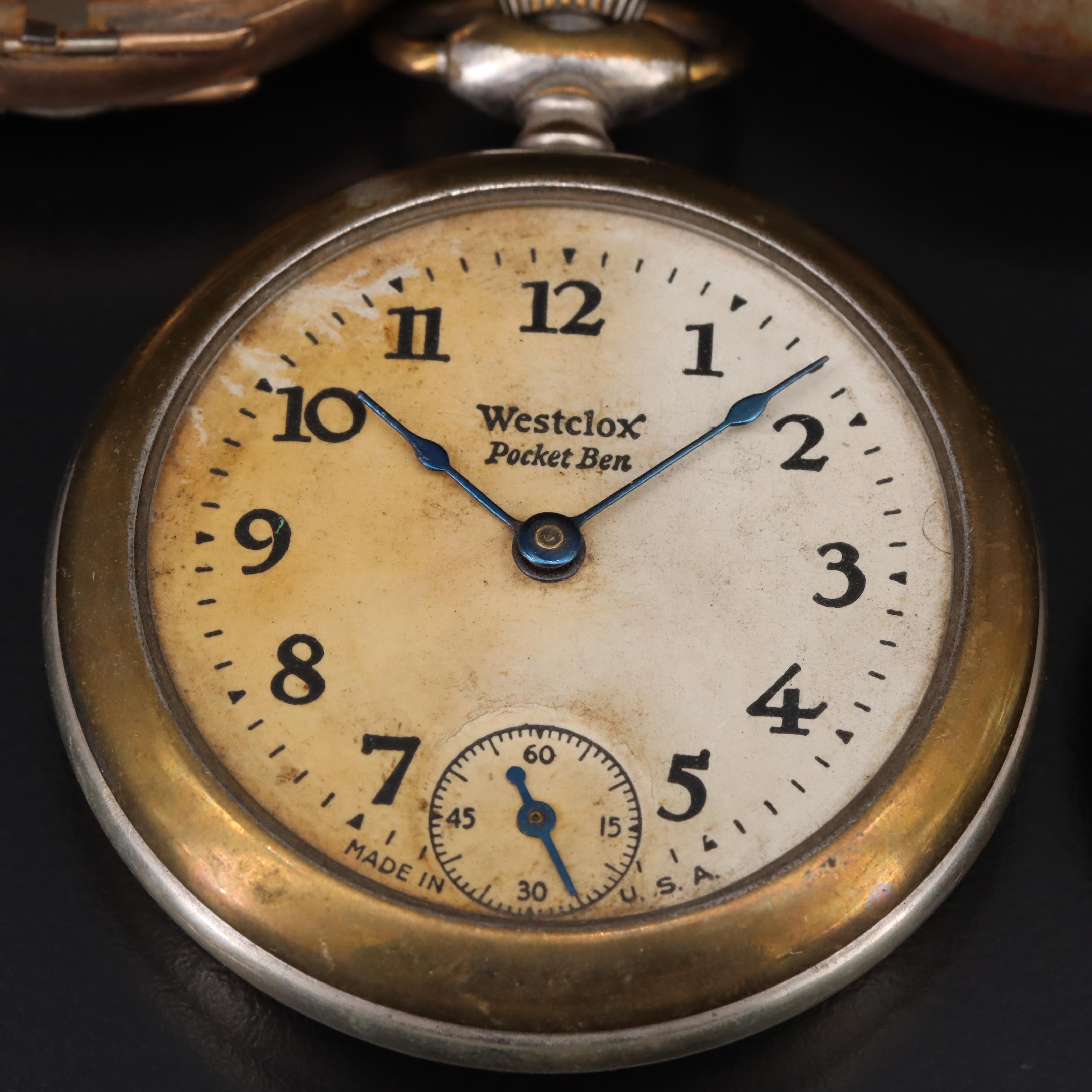 Westclox Pocket Watches and Pocket Watch Cases