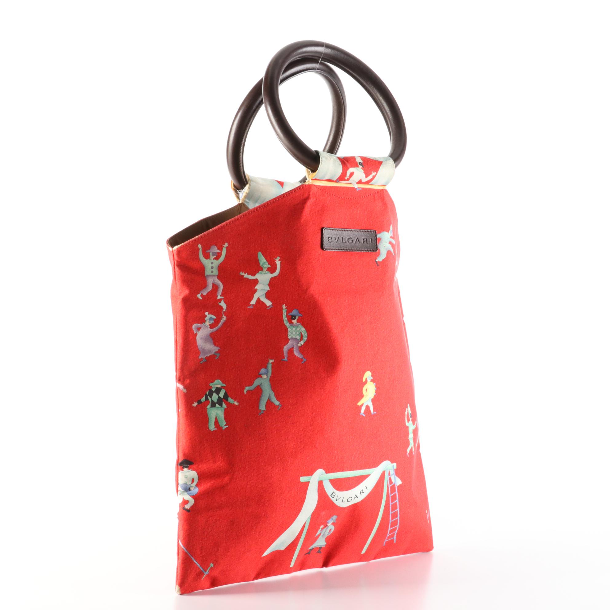 BVLGARI Commedia Dell'Arte Tote Bag