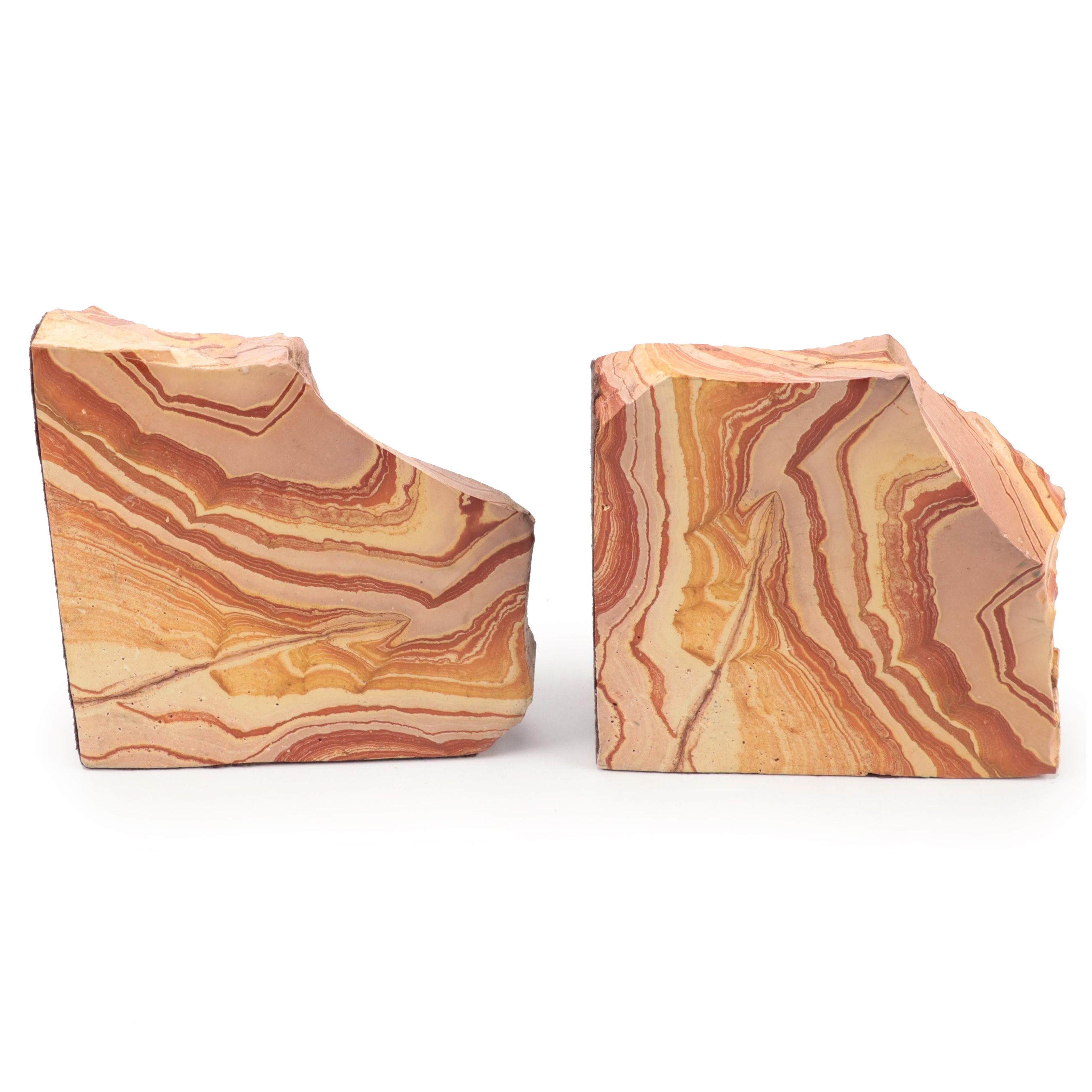 Pair of Sandstone Bookends