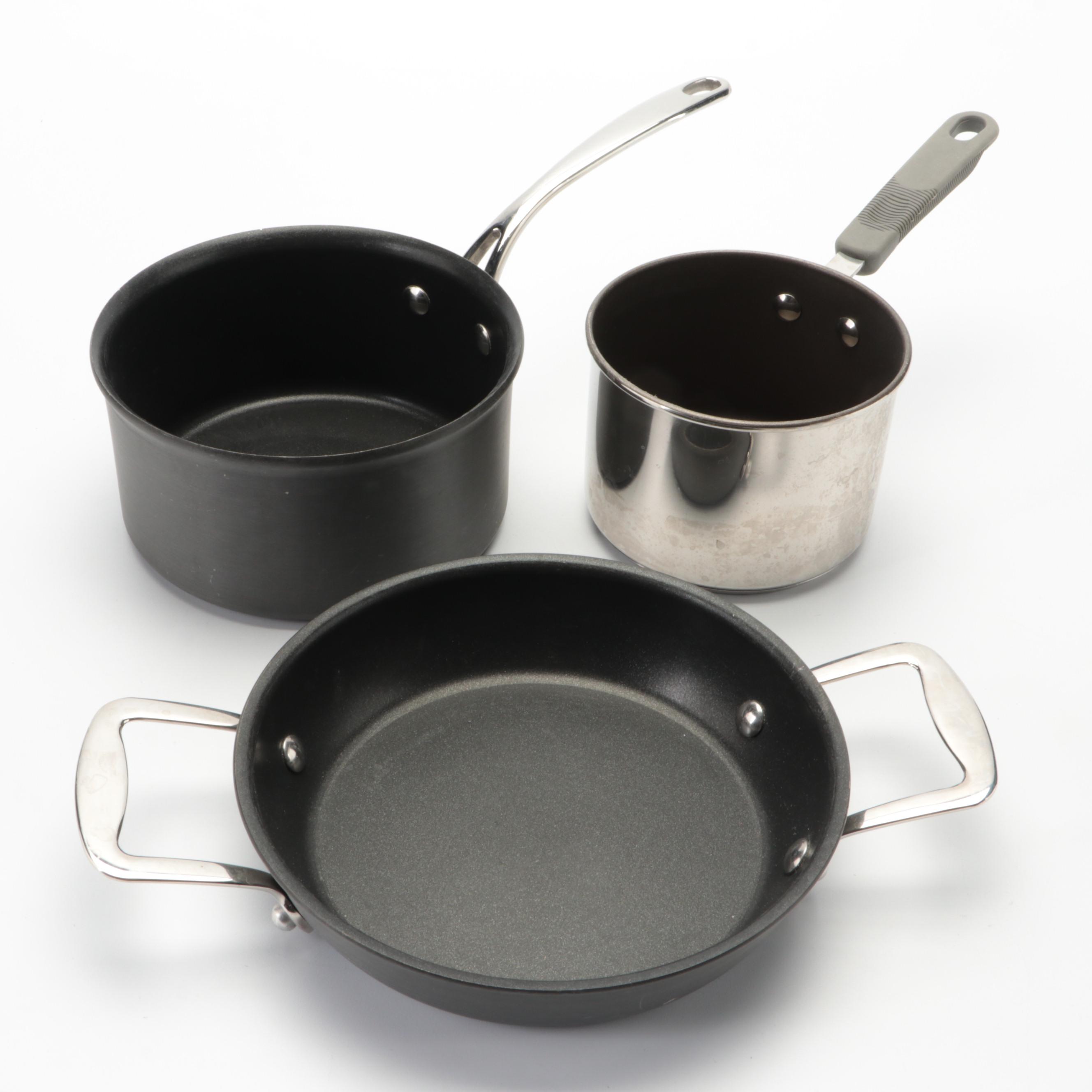 Cook's Essentials Non-Stick Wok, Sauce Pan, and Other Cookware