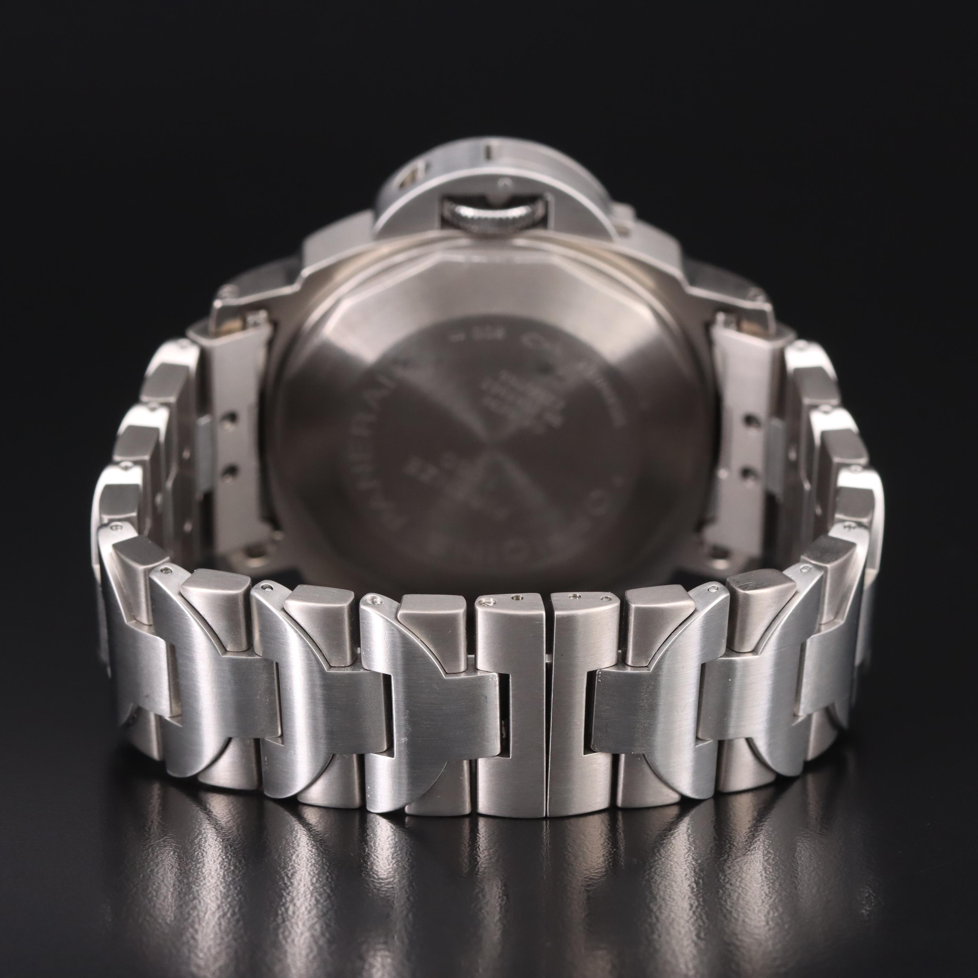 Panerai Luminor Titanium and Steel 44mm Power Reserve Automatic Watch