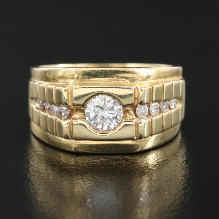 14K 0.63 CTW Diamond Ring