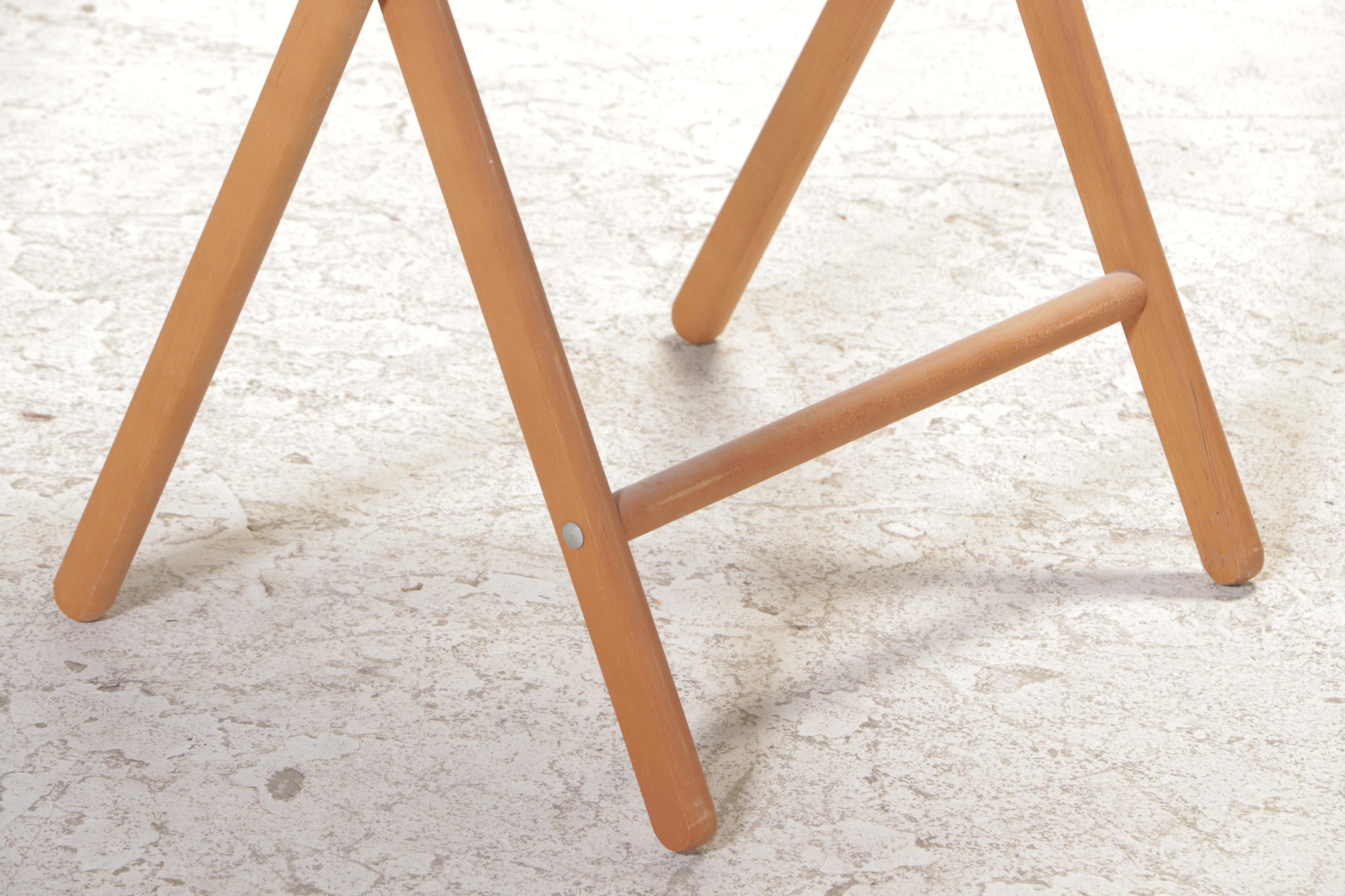 Scheibe Products Laminate and Wooden Television Trays, 1970s