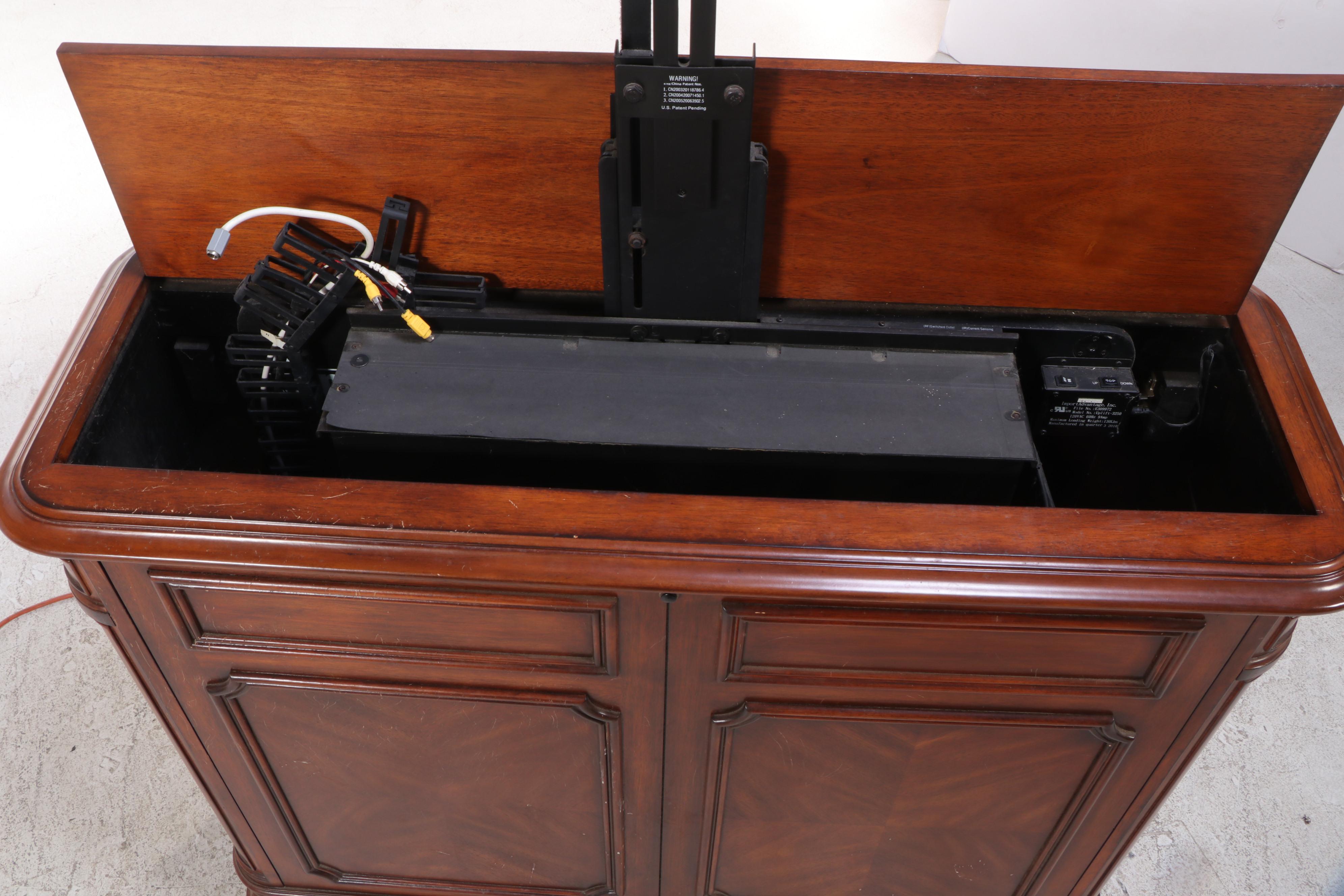 Uplift Wooden Recessed Television Cabinet