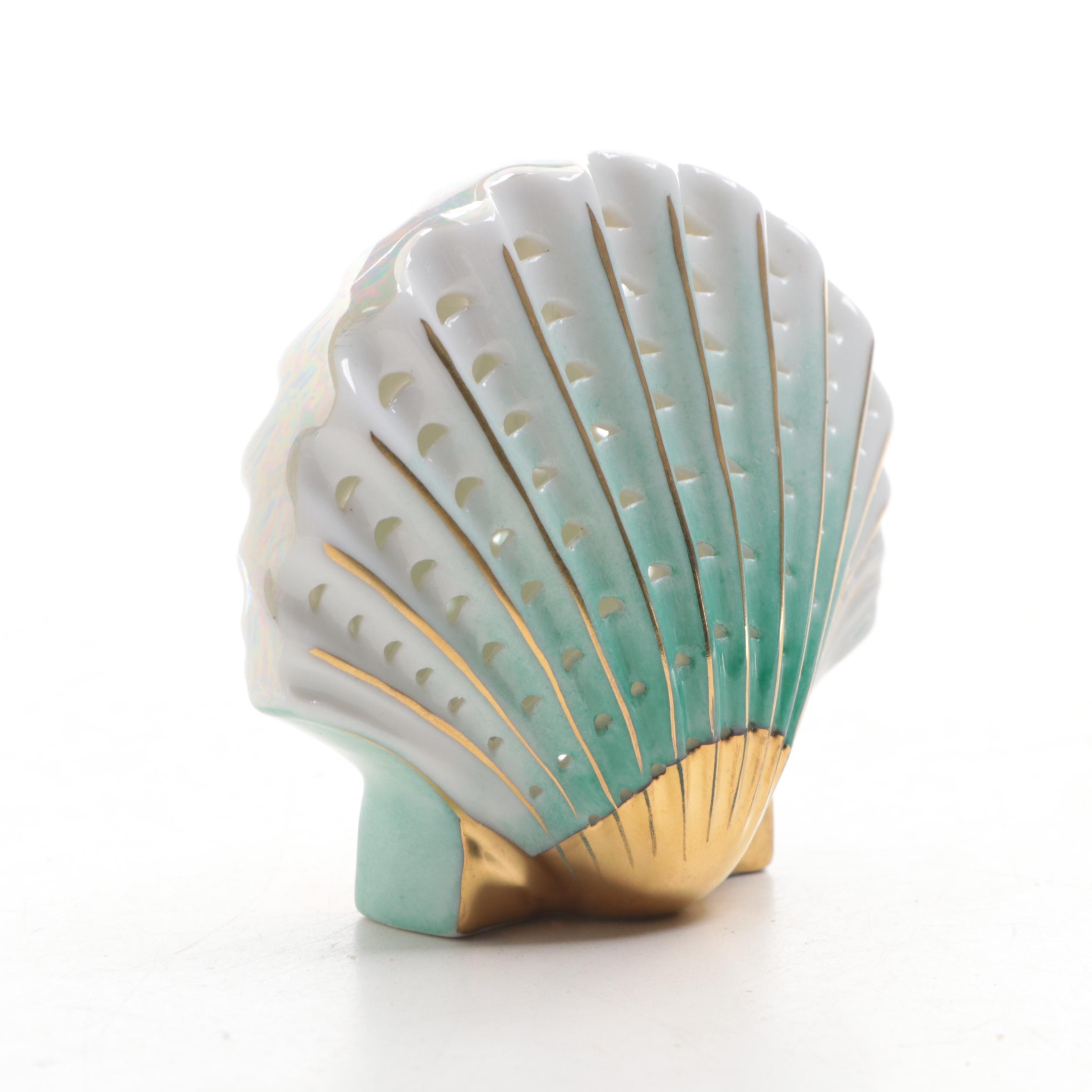 Herend "Sea Shell" Porcelain Figurine