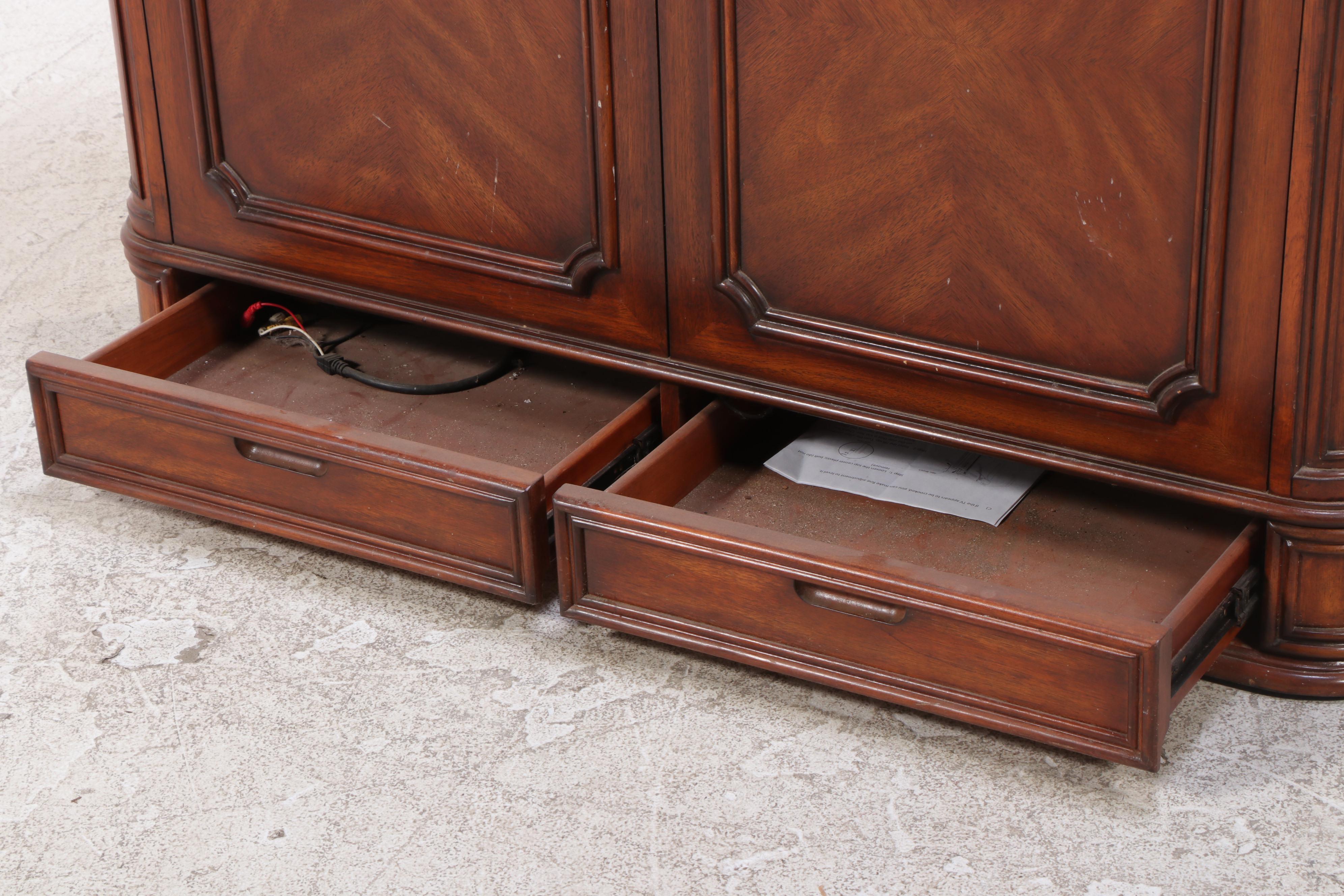 Uplift Wooden Recessed Television Cabinet