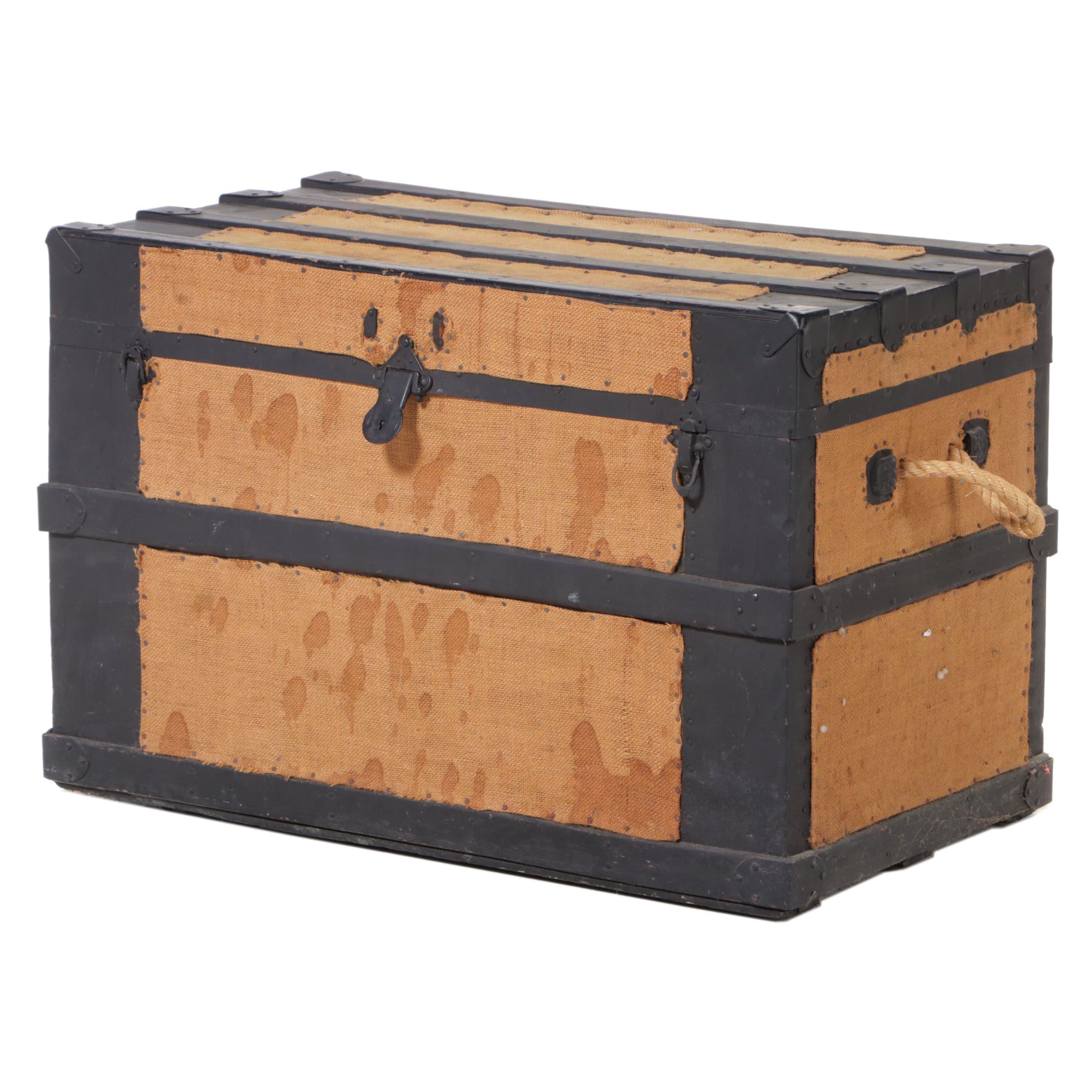 Steamer Trunk with Americana Lining