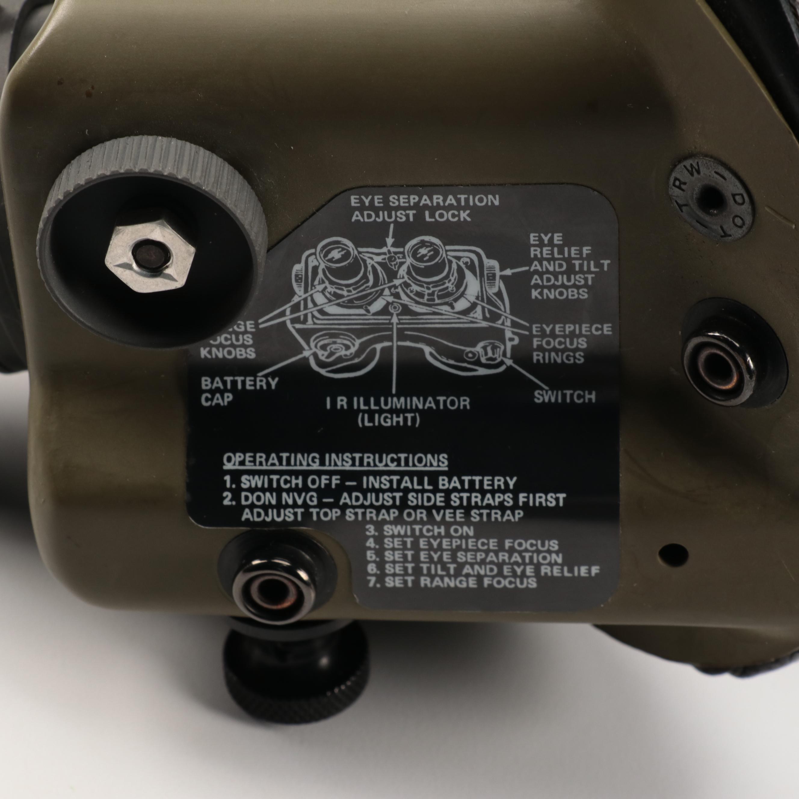 U.S. Army Night Vision Goggles with Manual