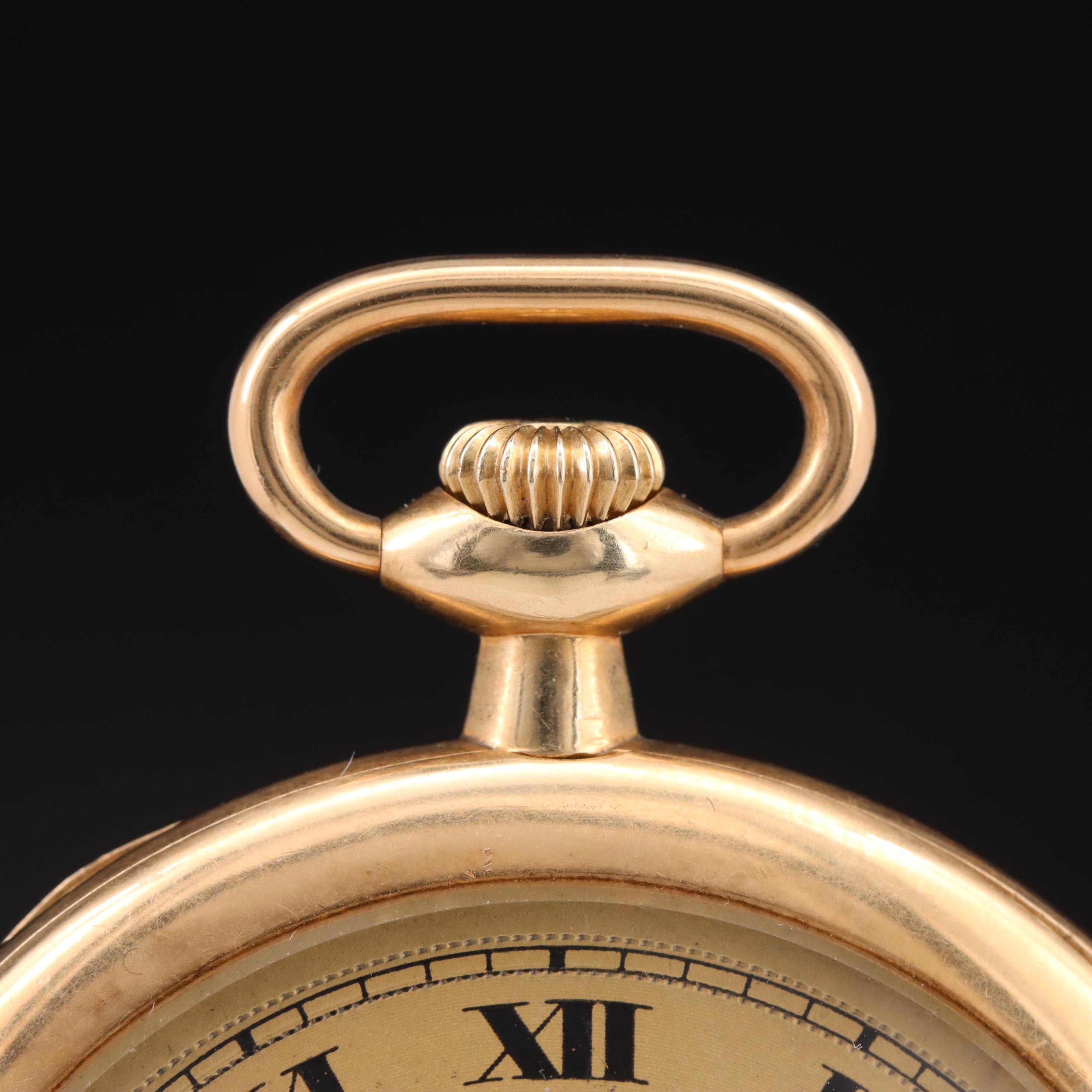 14K Gruen Veri-Thin Antique Pocket Watch