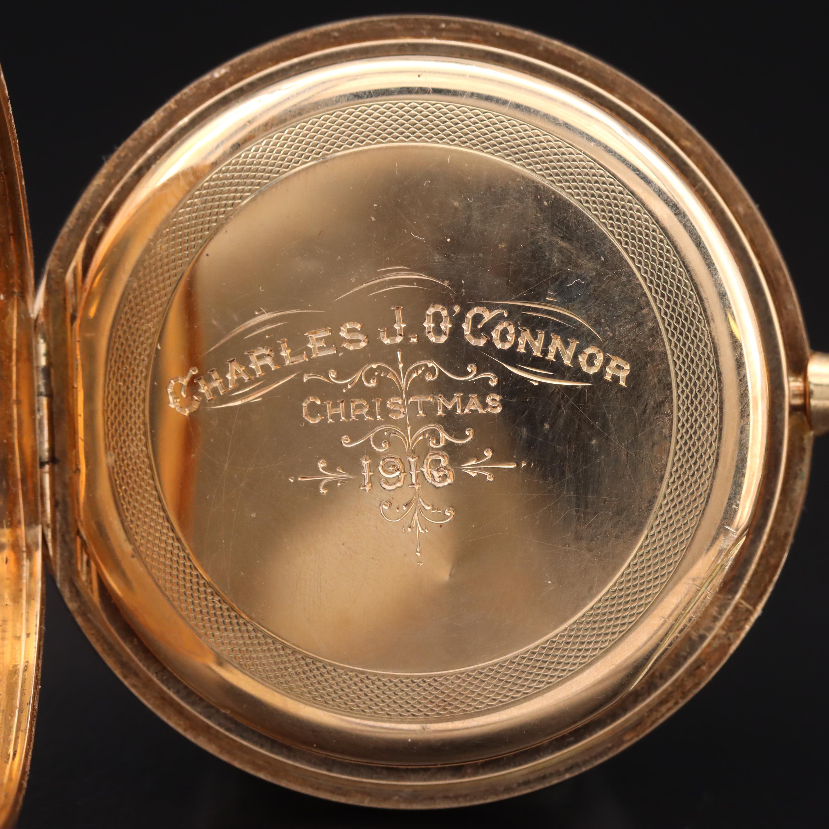 14K Gruen Veri-Thin Antique Pocket Watch