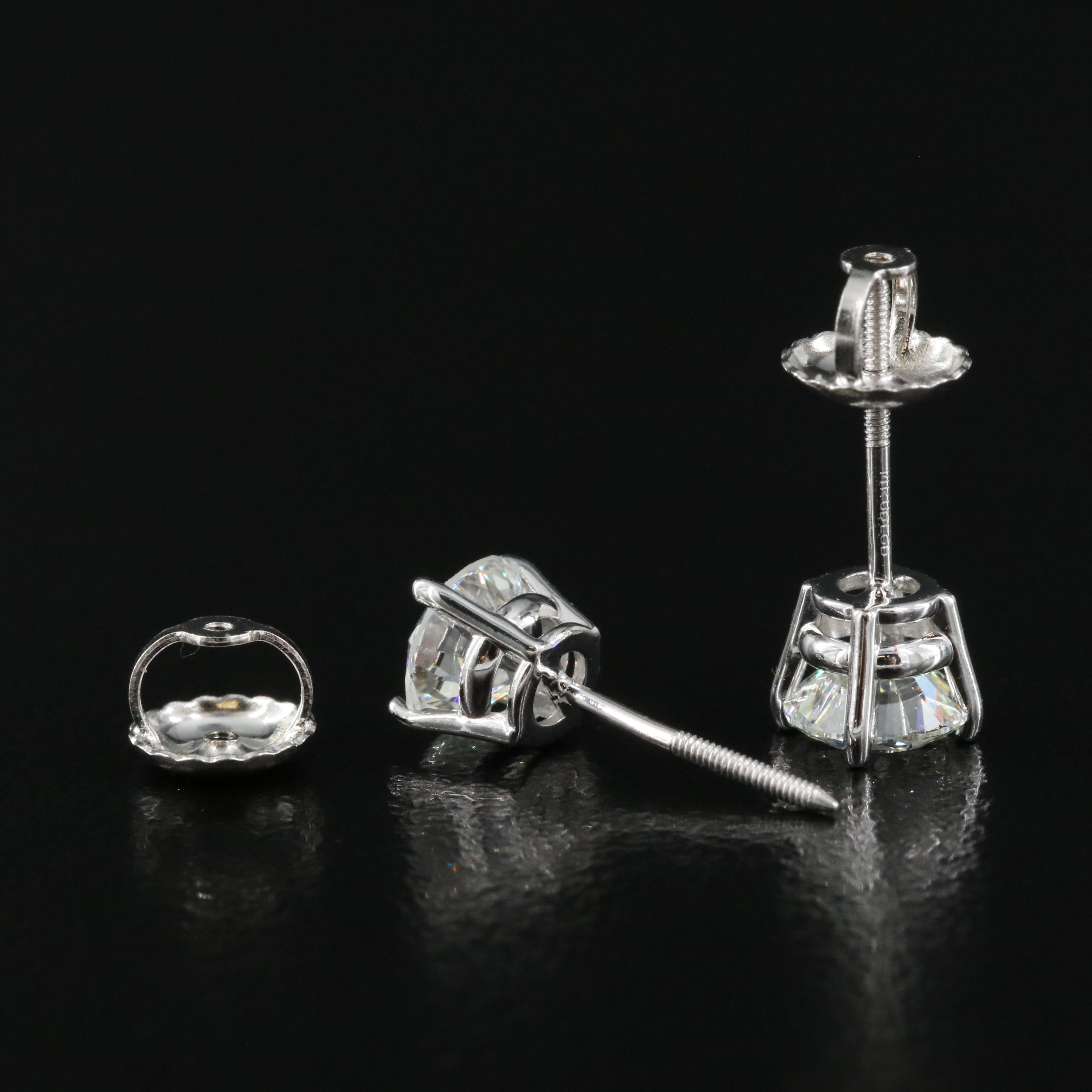 14K 1.14 CTW Lab Grown Diamond Stud Earrings