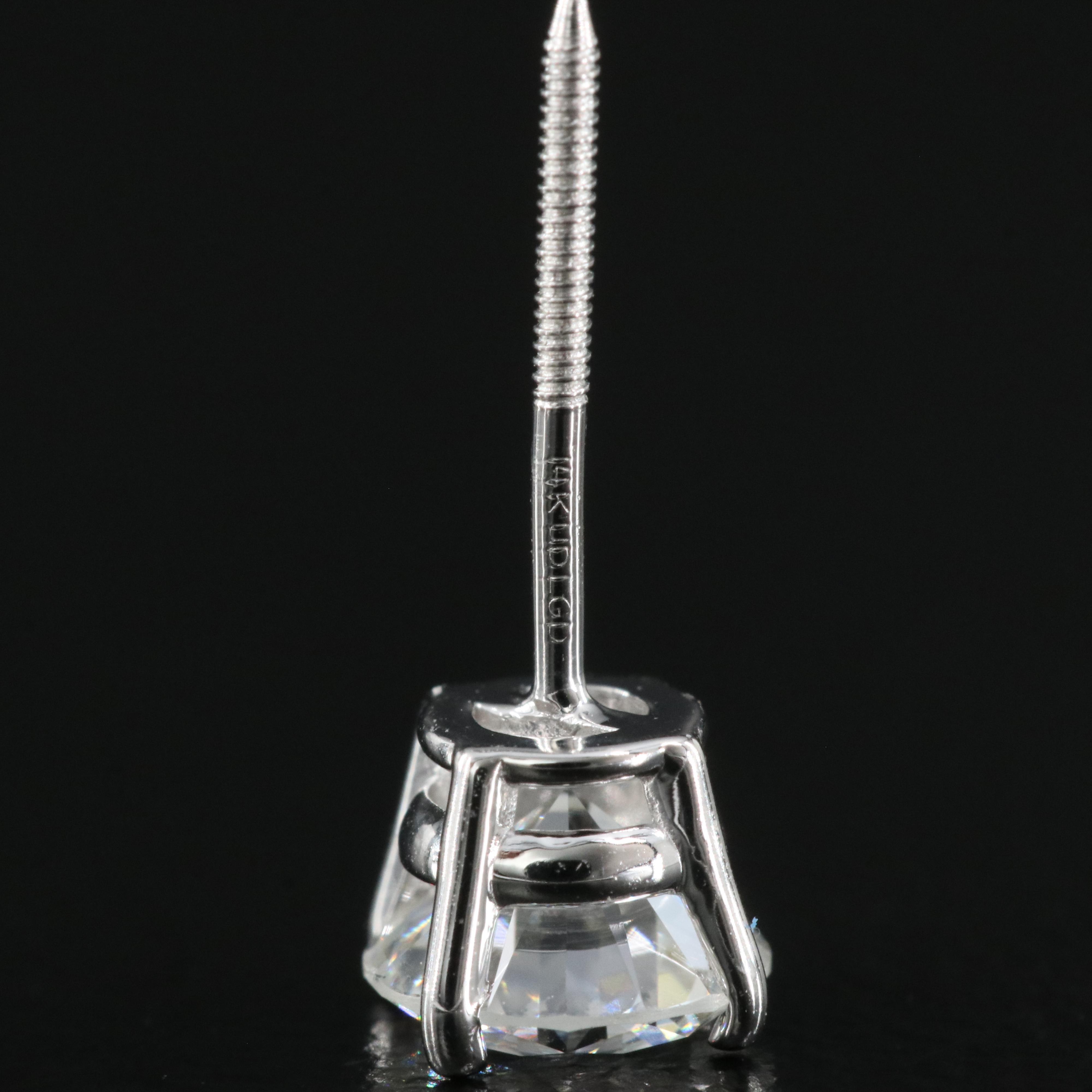 14K 1.14 CTW Lab Grown Diamond Stud Earrings