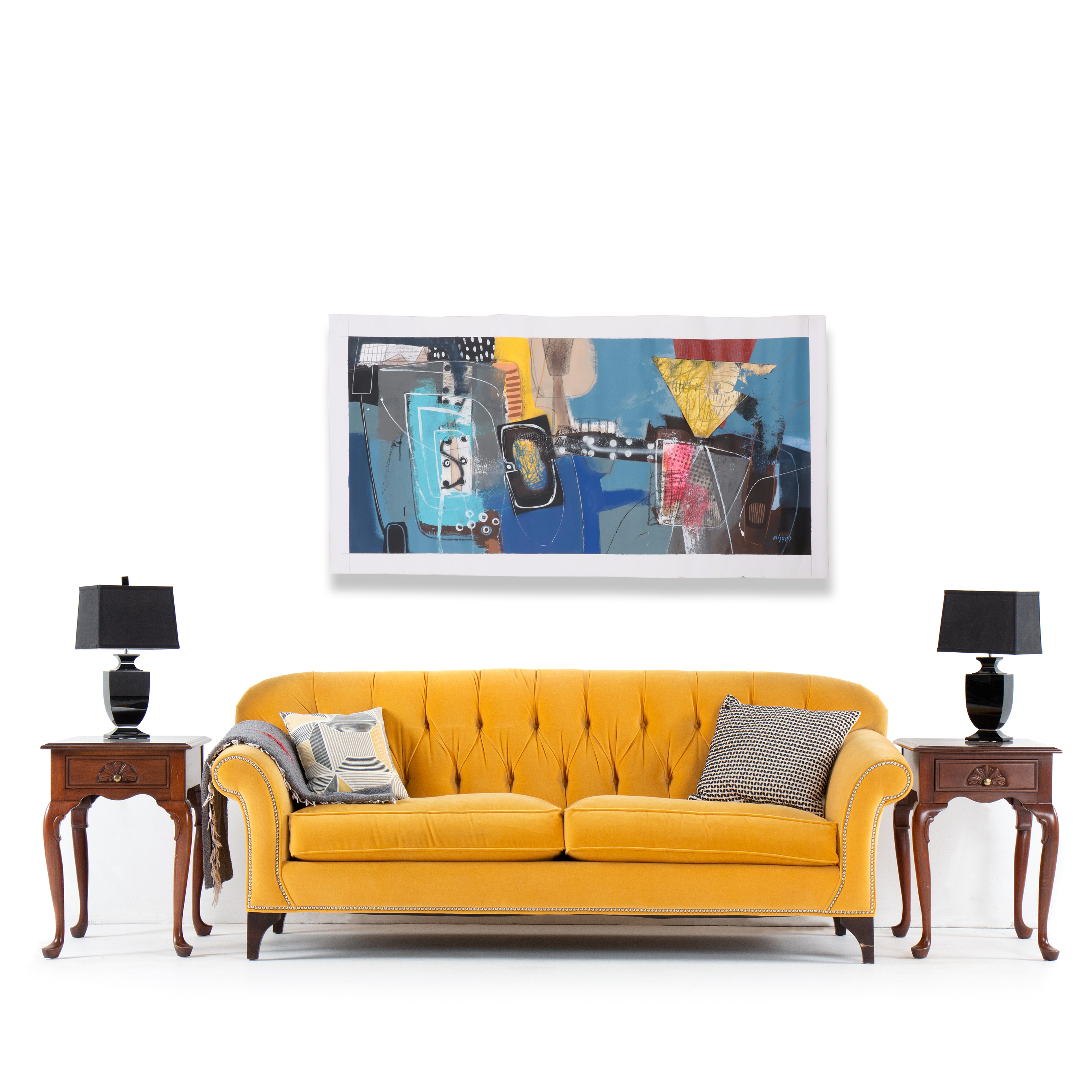 Michel Blázquez Mixed Media Painting "The Lost Fable II," 2023