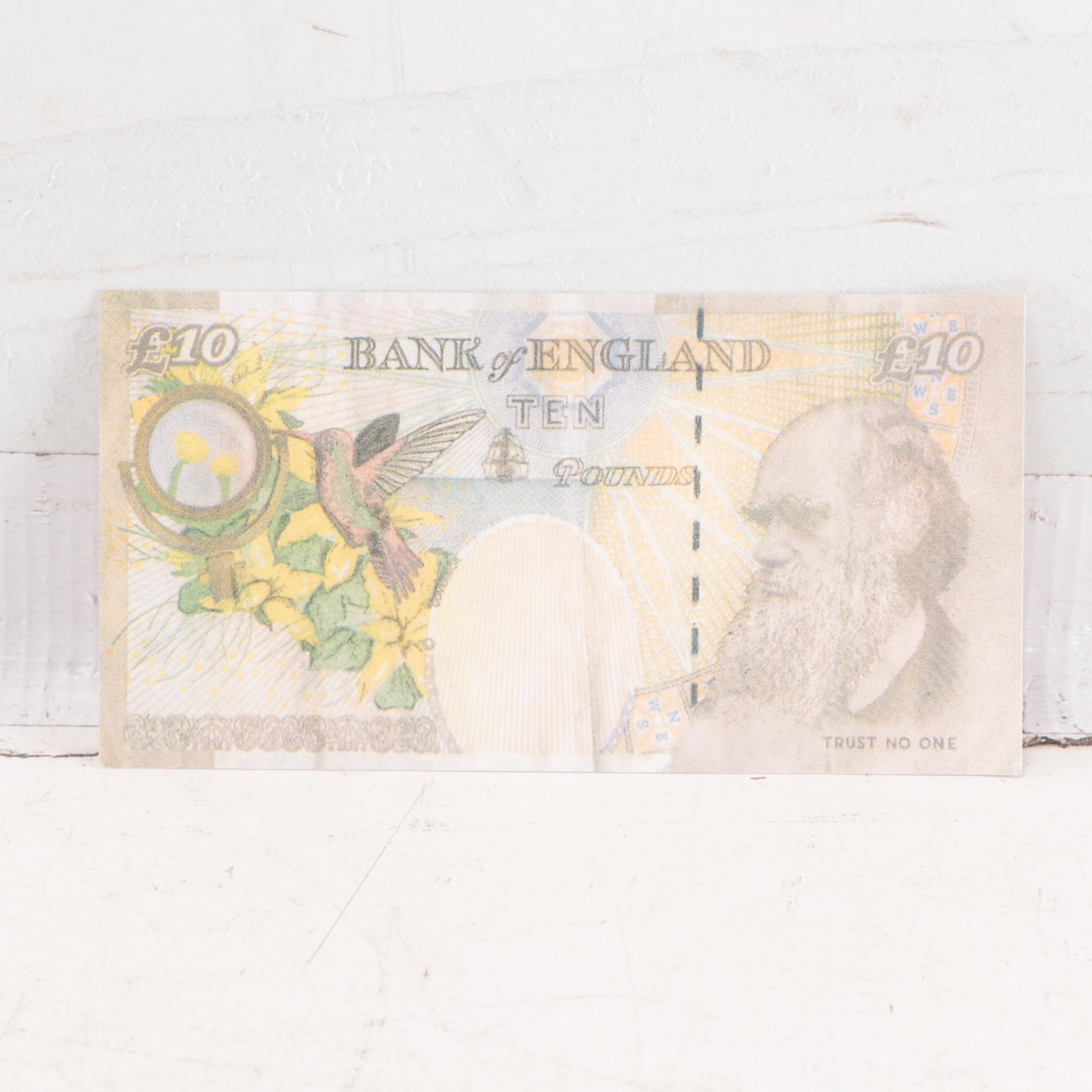 Giclée After Banksy "Di-Faced Tenner," 21st Century