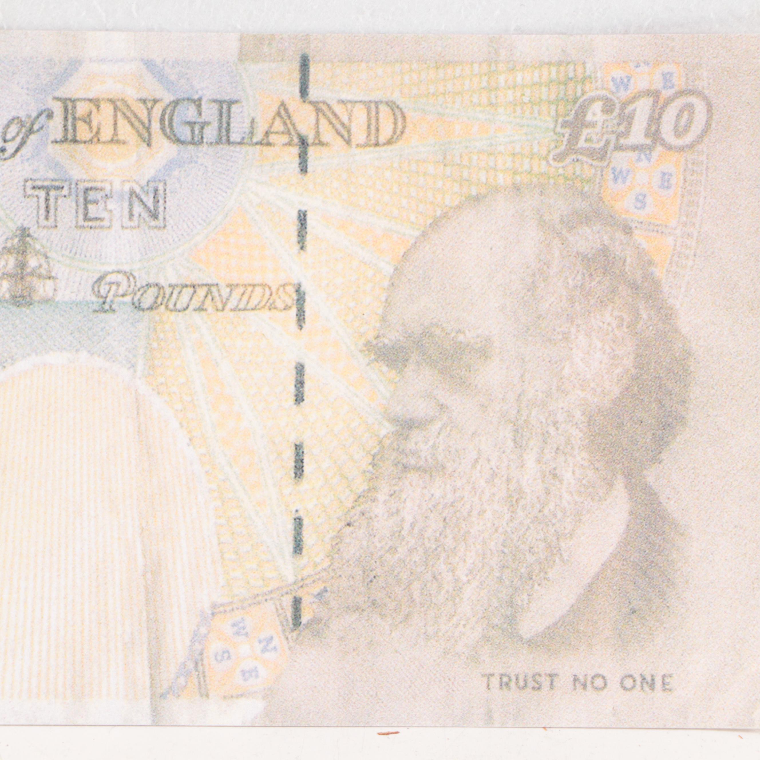 Giclée After Banksy "Di-Faced Tenner," 21st Century