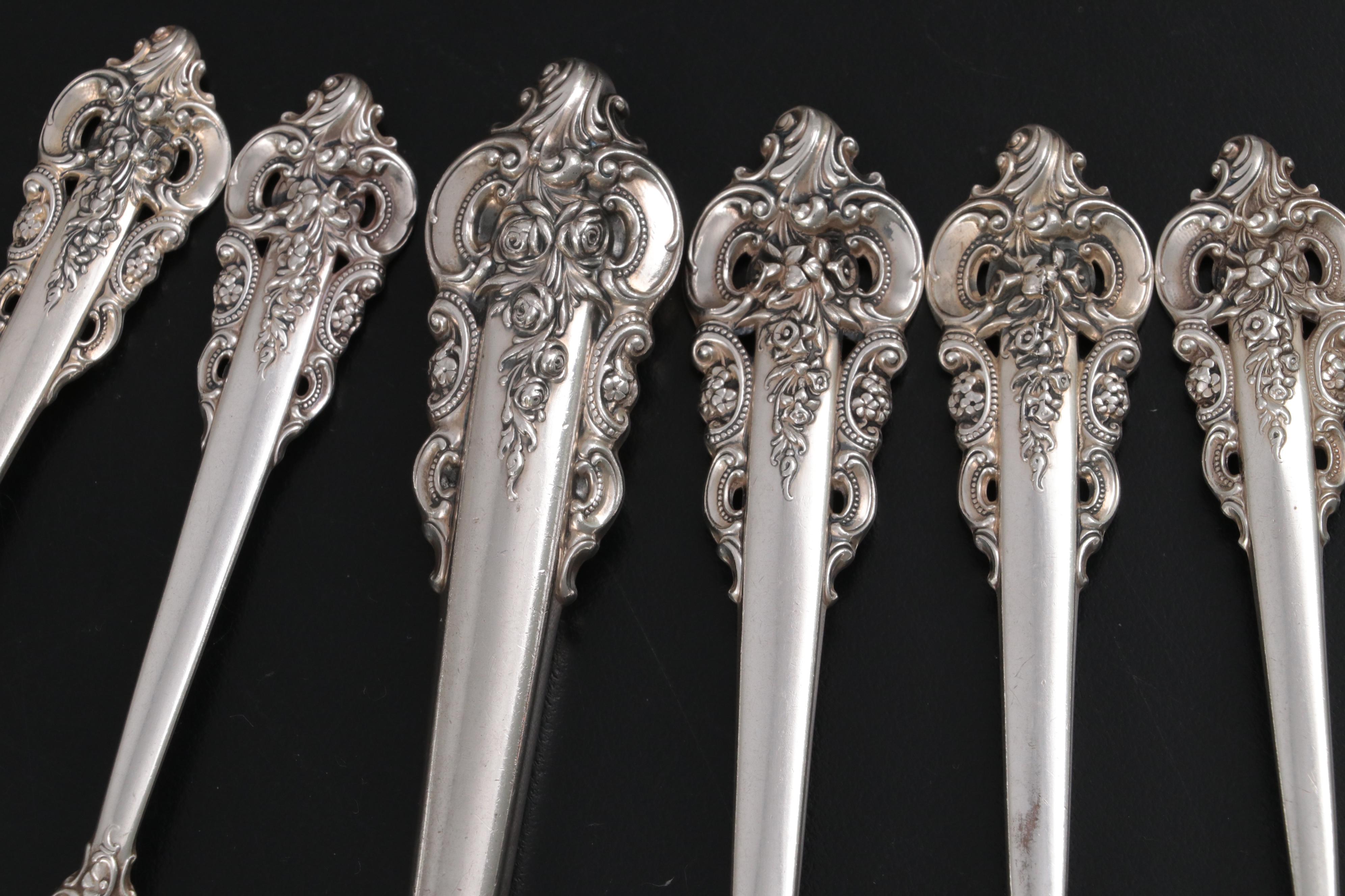 Wallace "Grande Baroque" Sterling Silver Flatware and Serving Utensils