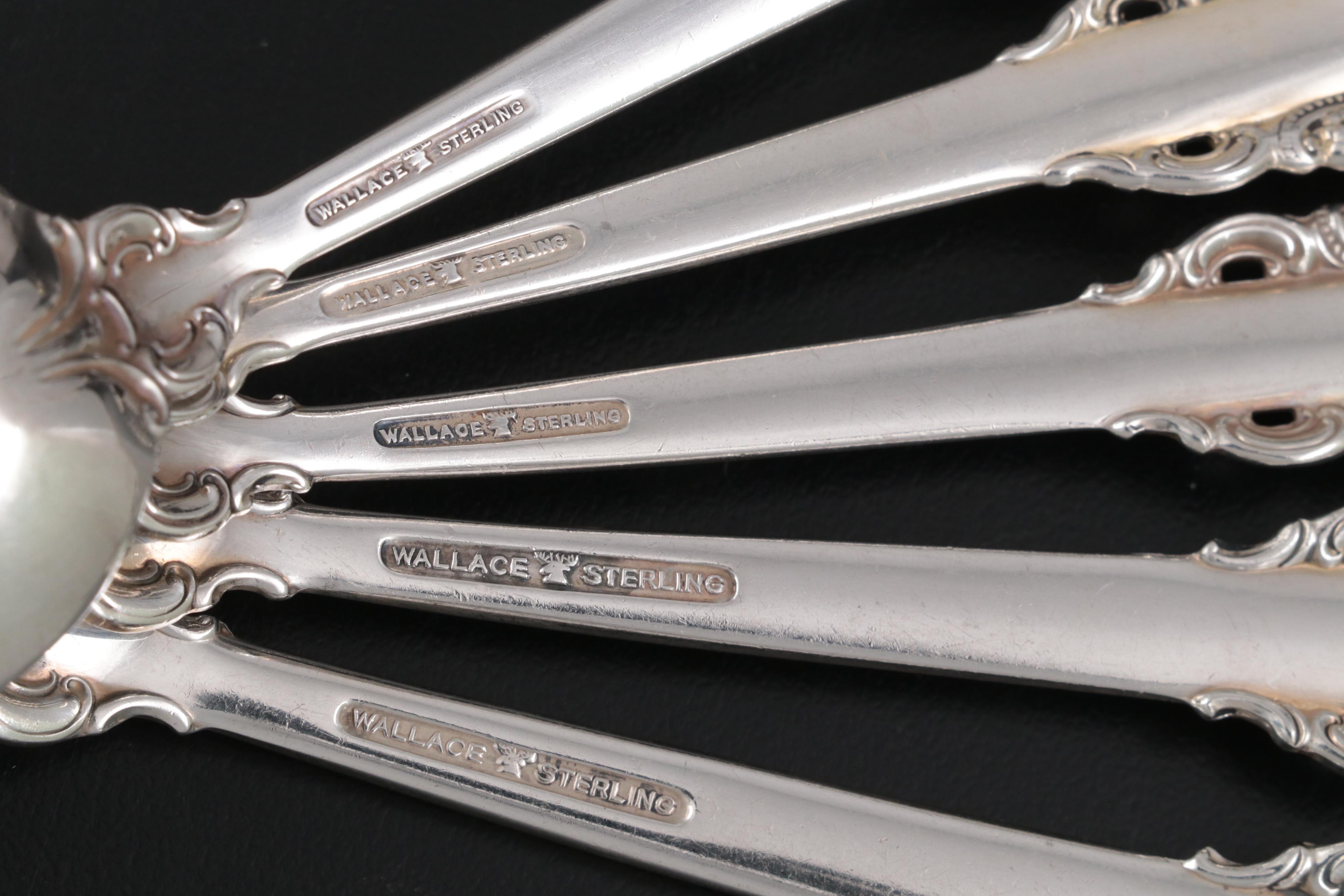 Wallace "Grande Baroque" Sterling Silver Flatware and Serving Utensils