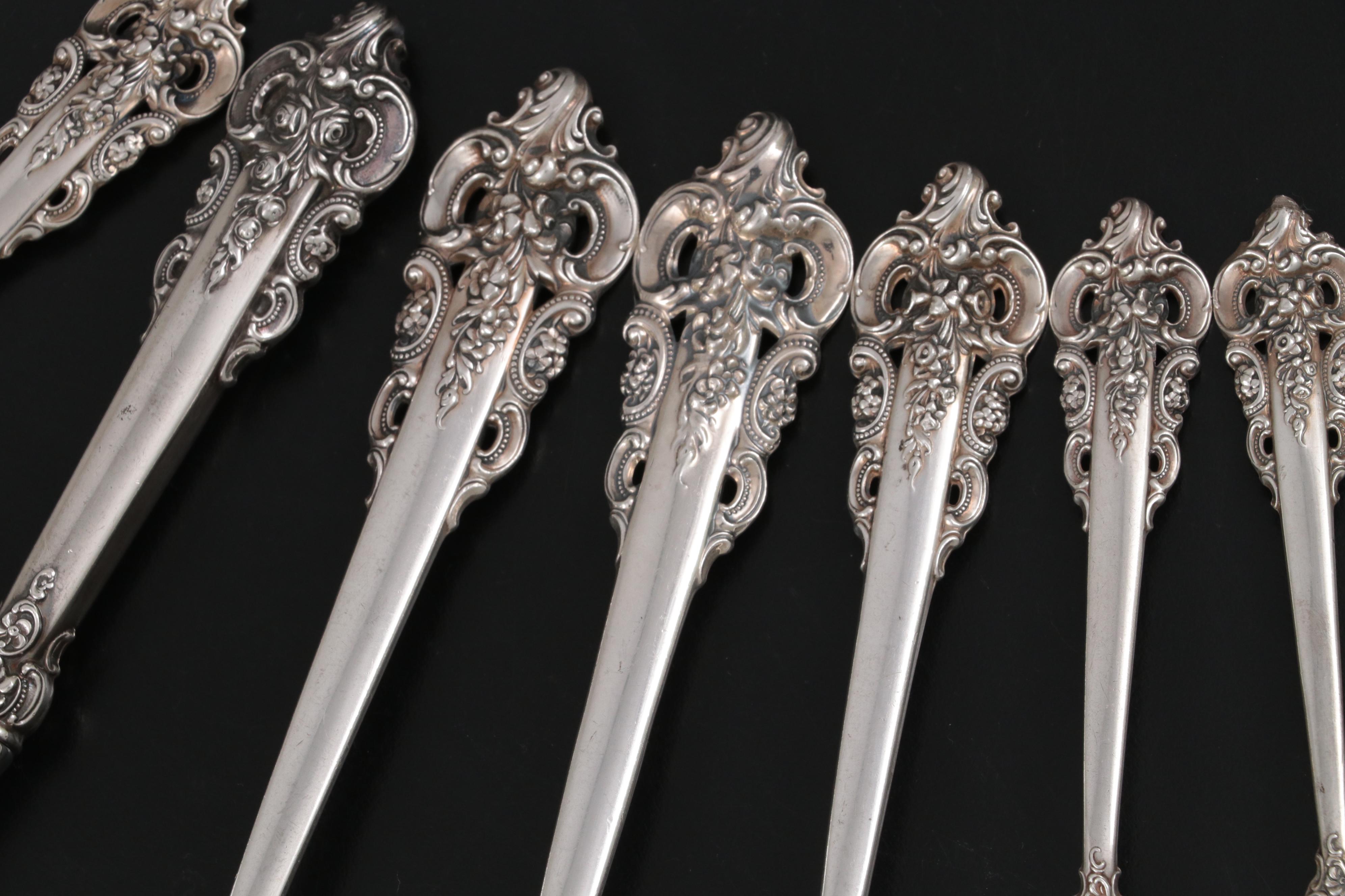 Wallace "Grande Baroque" Sterling Silver Flatware and Serving Utensils