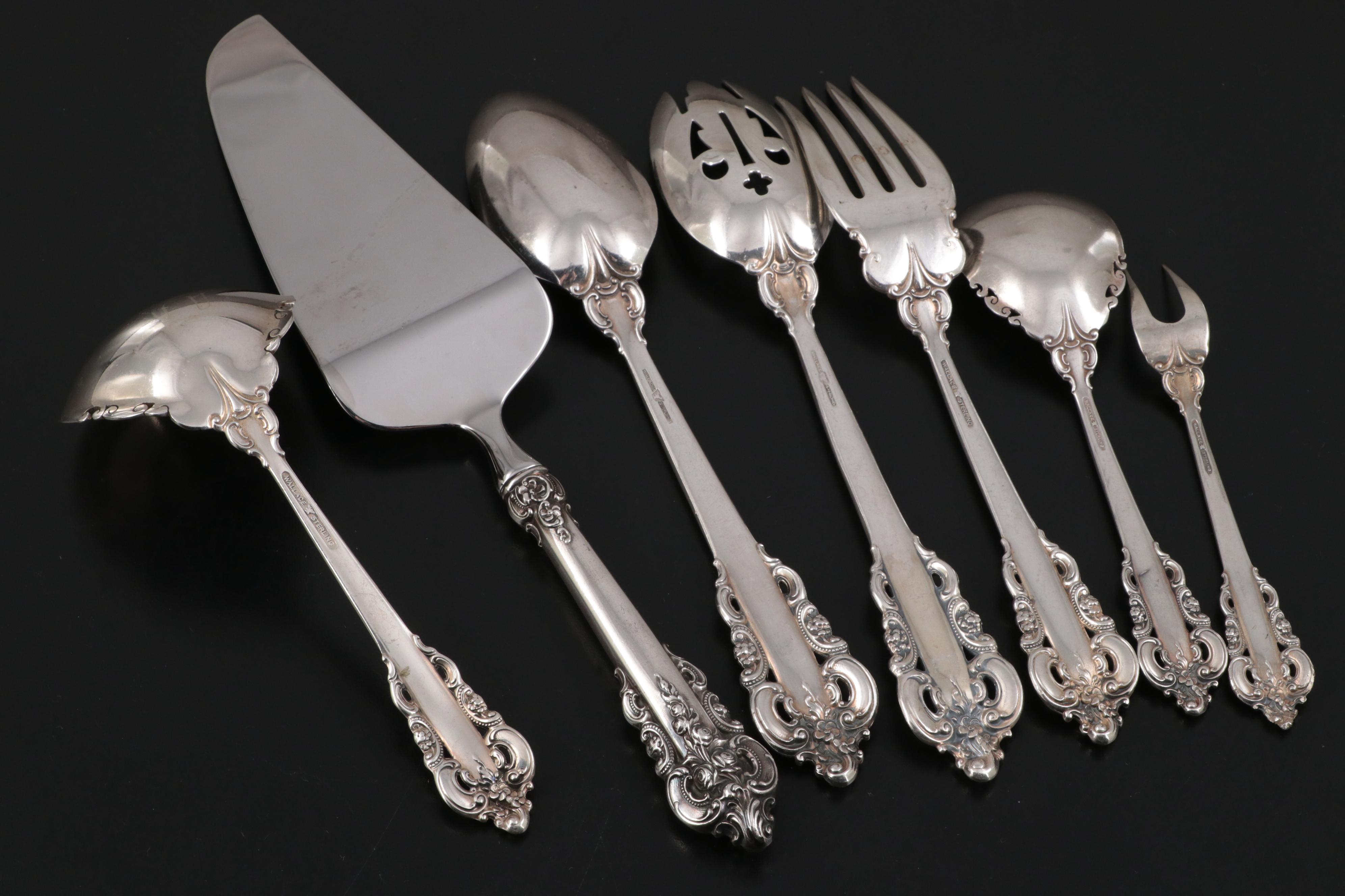 Wallace "Grande Baroque" Sterling Silver Flatware and Serving Utensils