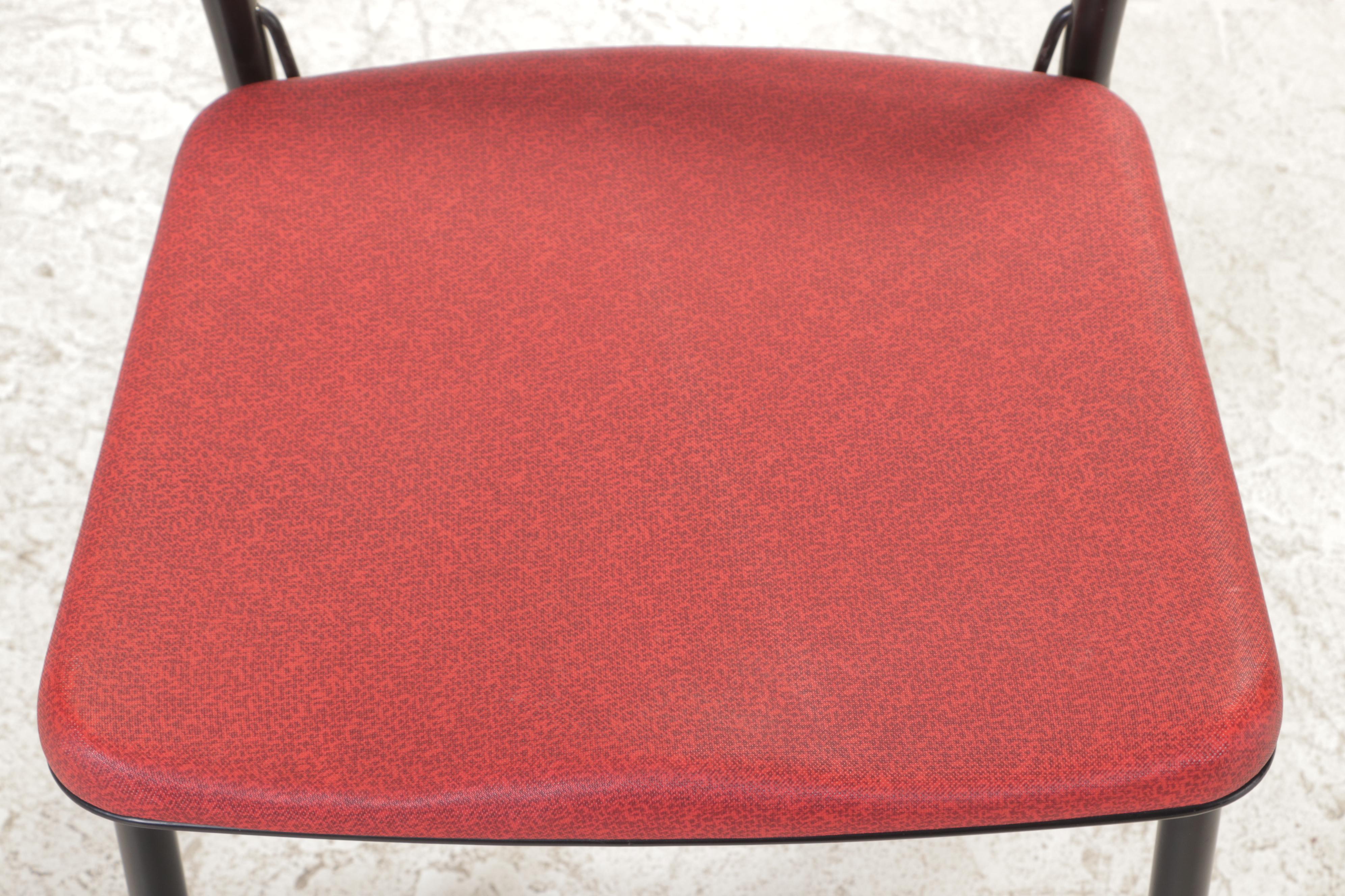 Folding Metal Card Table and Chairs, Mid to Late 20th Century