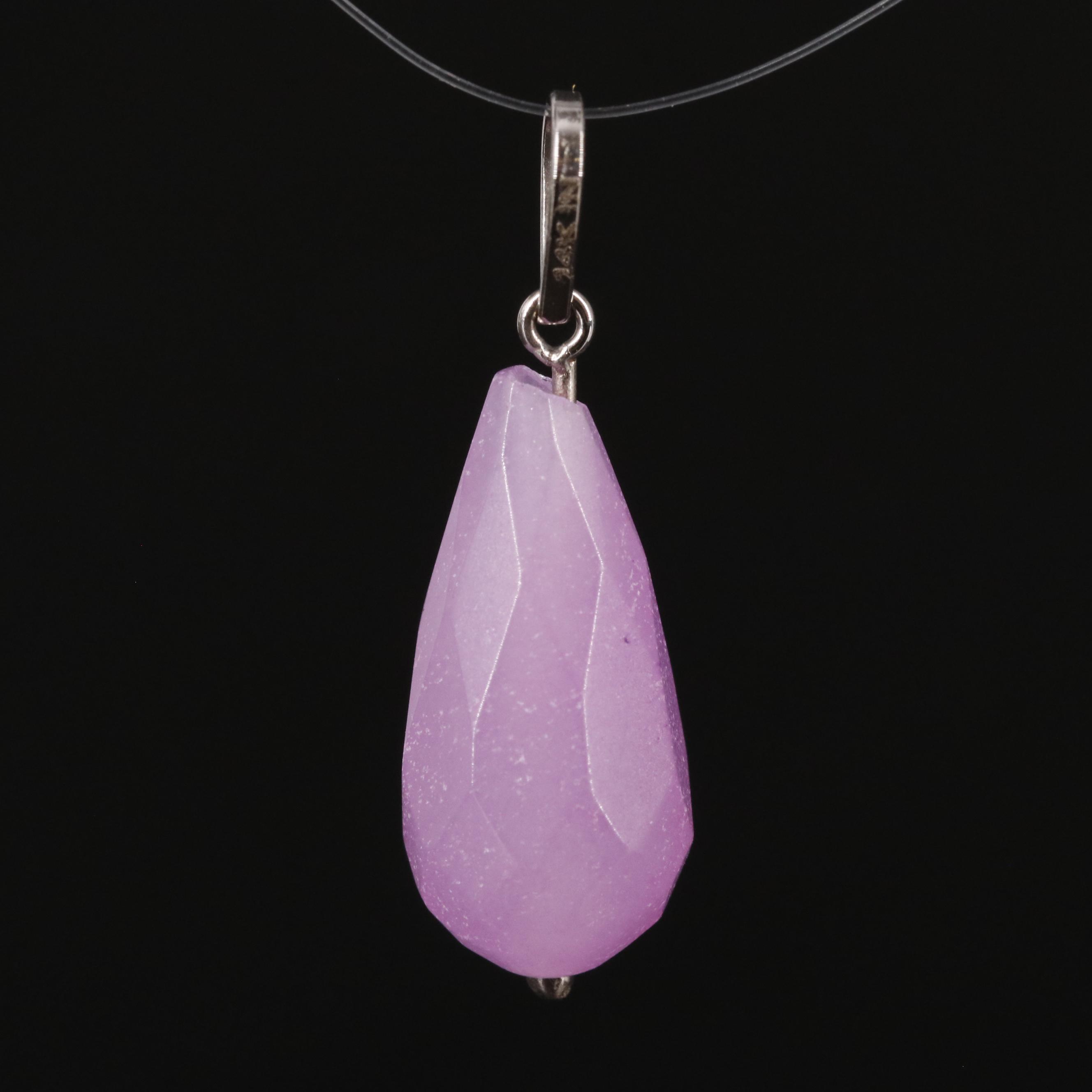 14K Quartzite Pendant