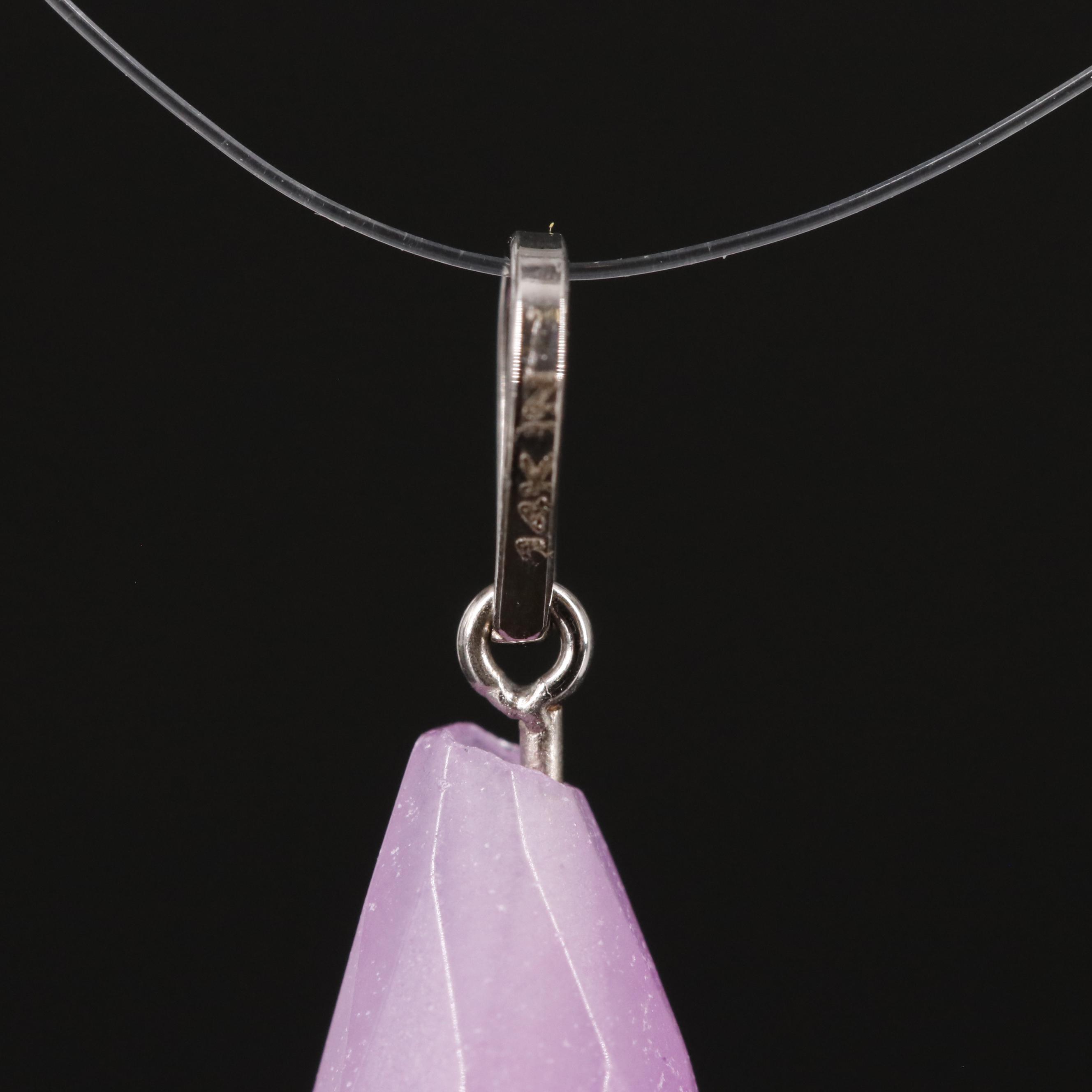 14K Quartzite Pendant