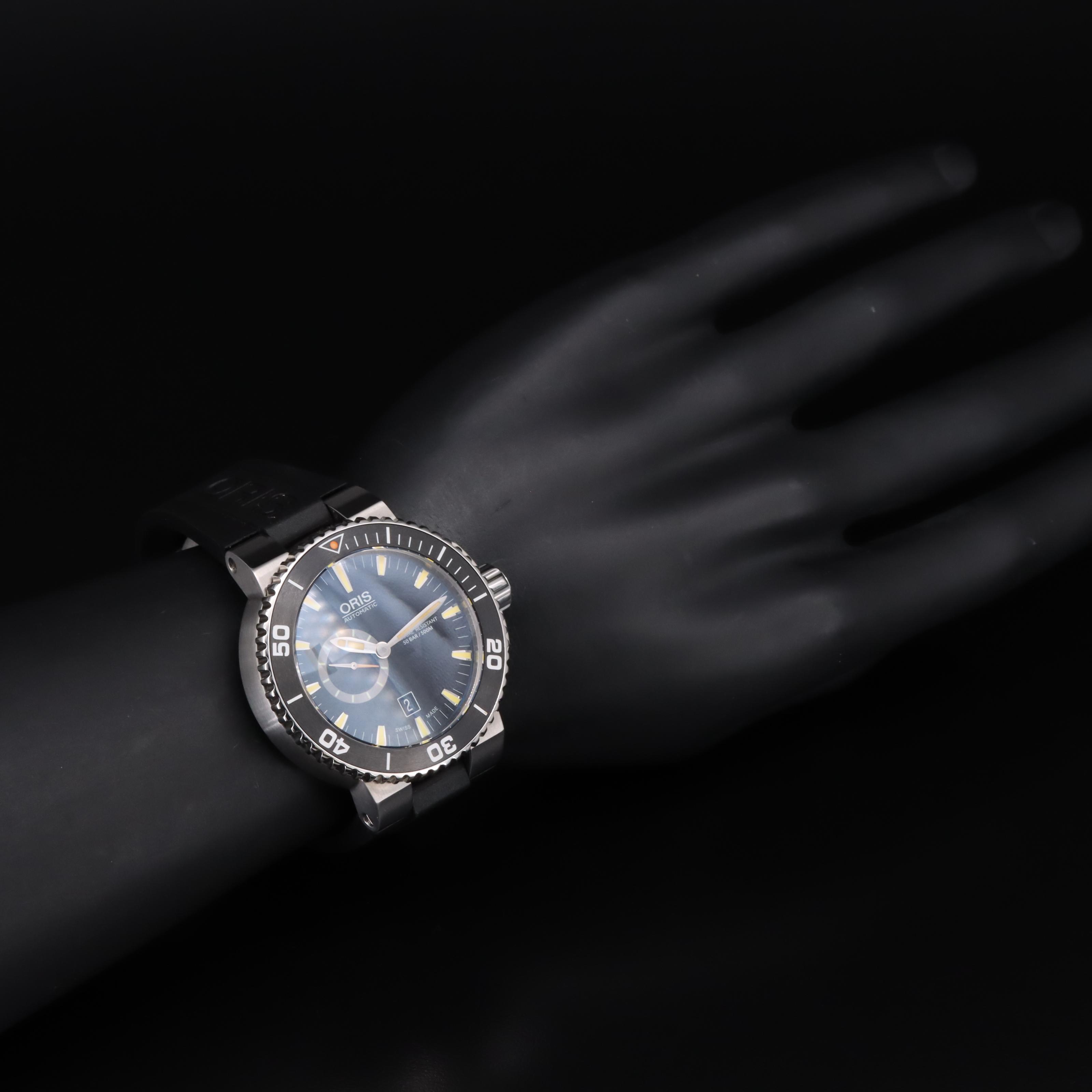 Oris Aquis Diver Small Seconds Stainless Steel Automatic Watch