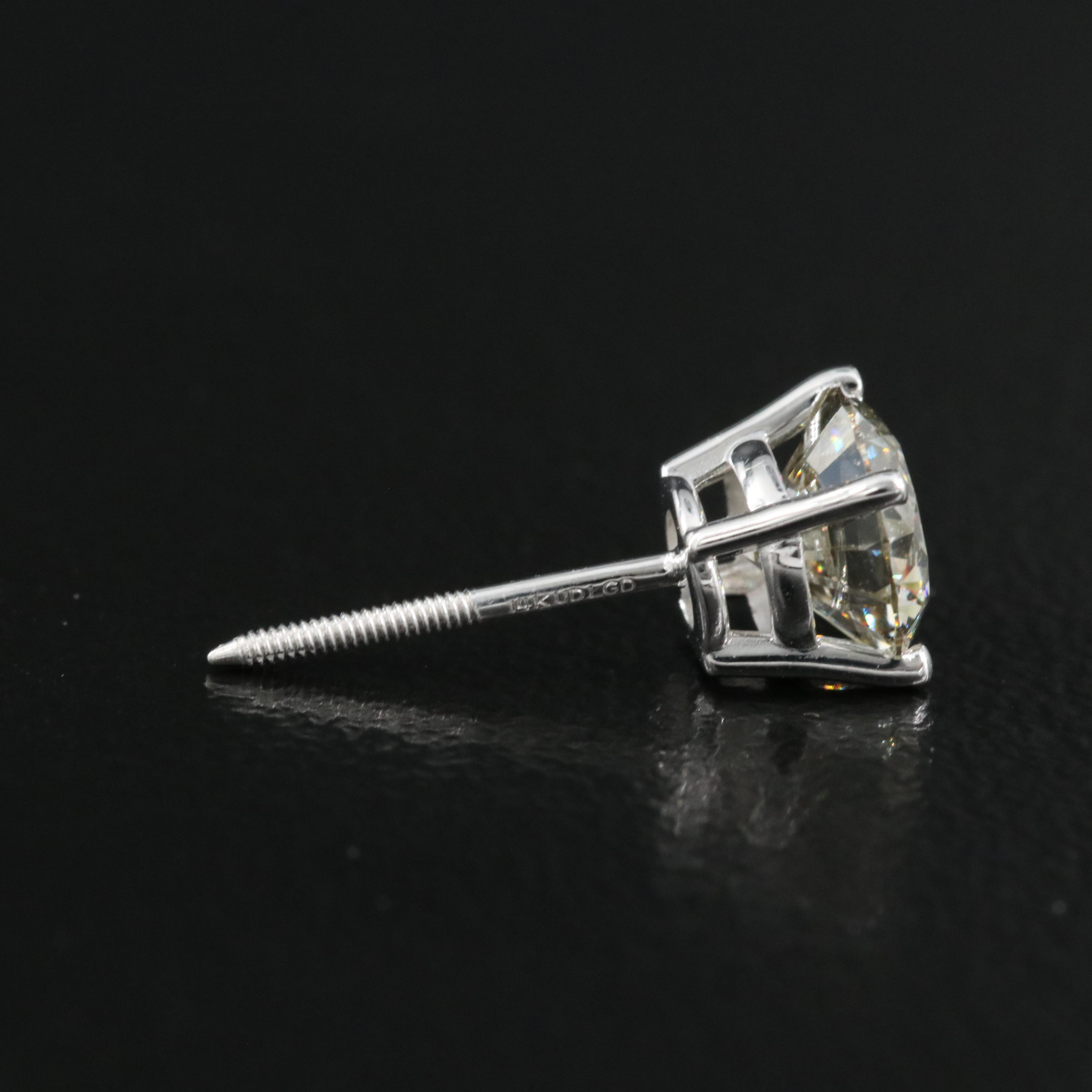 14K 1.26 CTW Lab Grown Diamond Stud Earrings