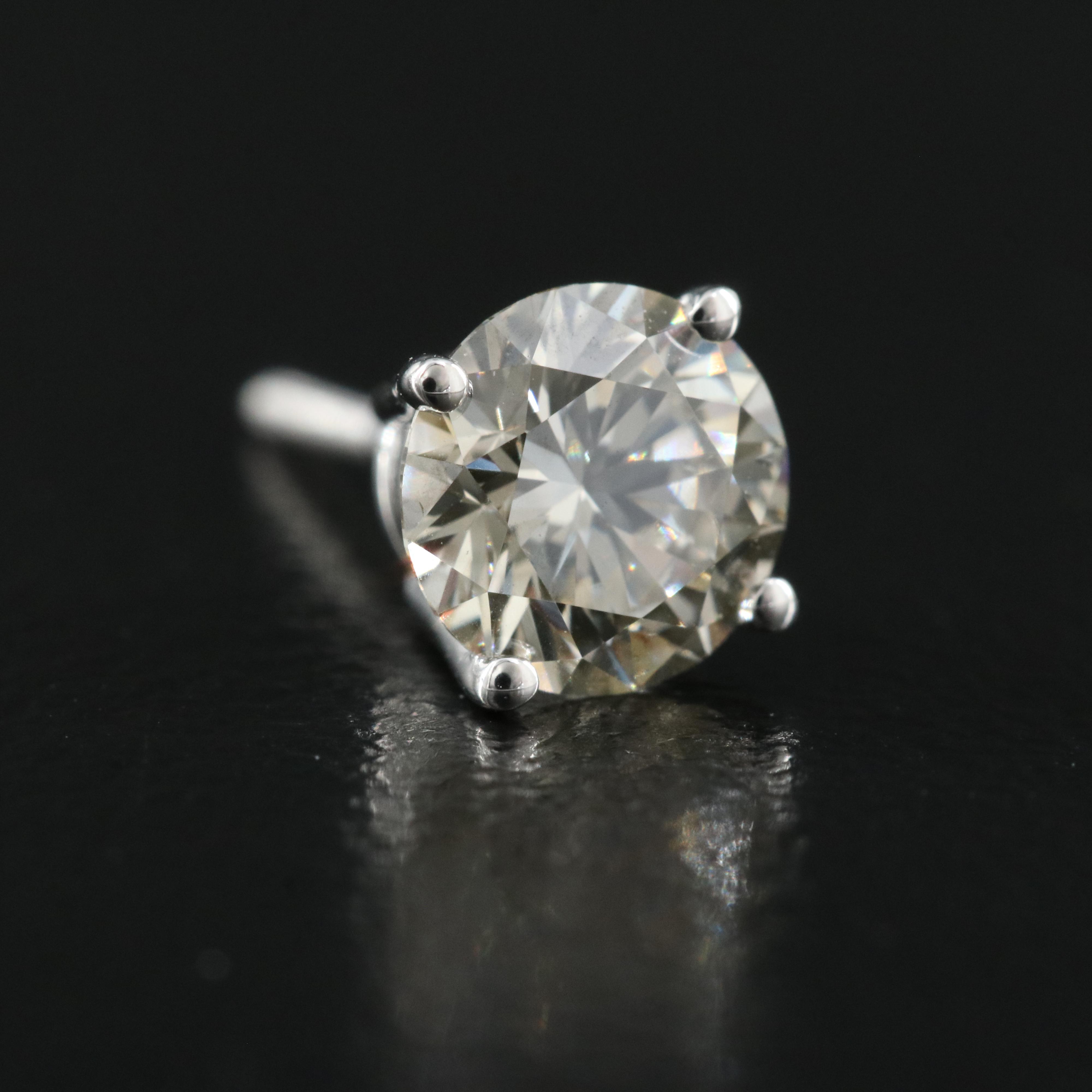 14K 1.26 CTW Lab Grown Diamond Stud Earrings