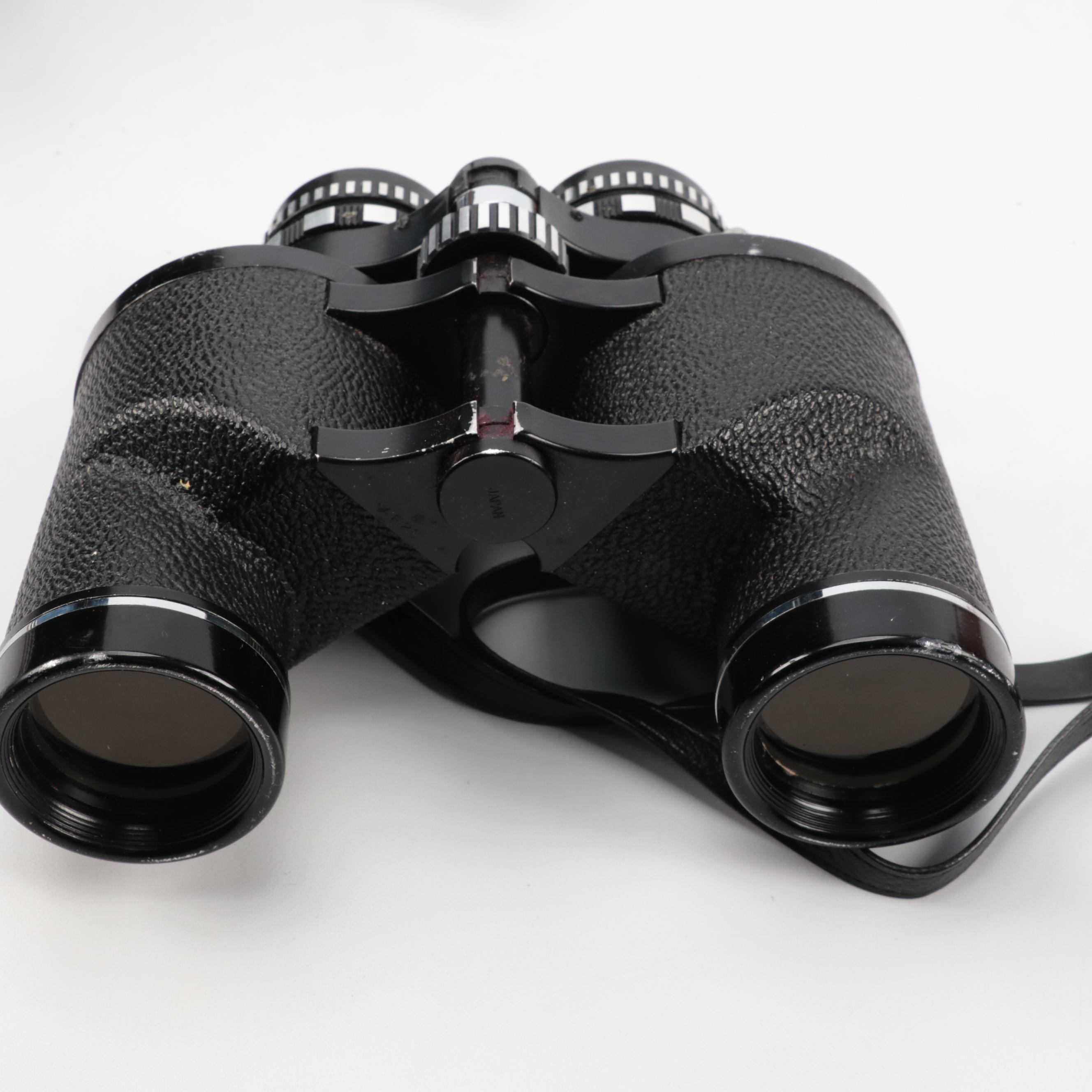 Selsi and Yoshida & Co. Binoculars with Leather Cases