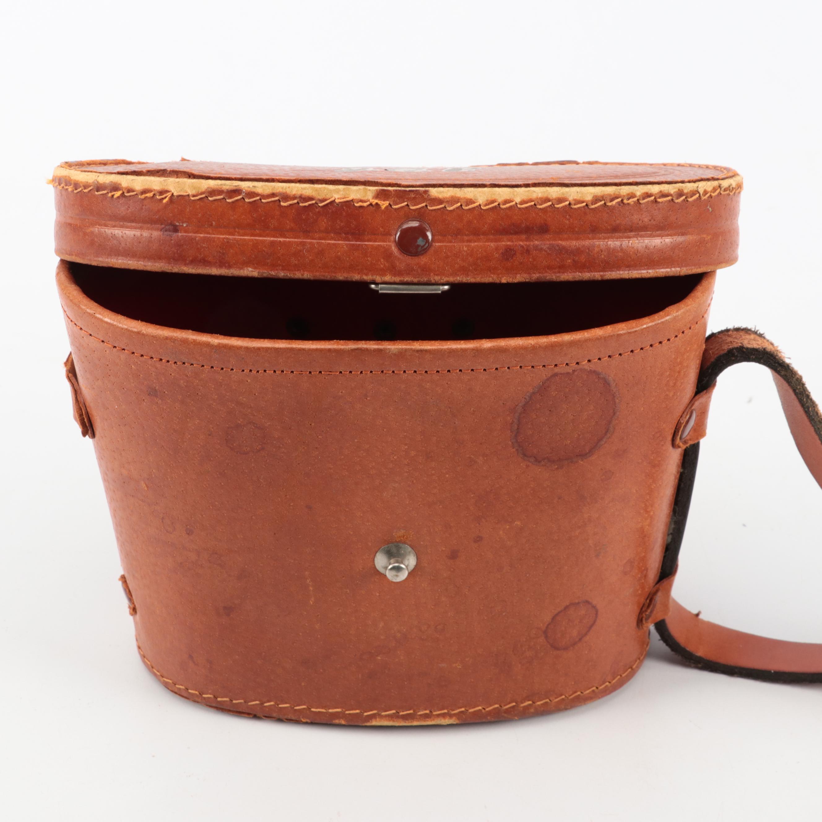 Selsi and Yoshida & Co. Binoculars with Leather Cases