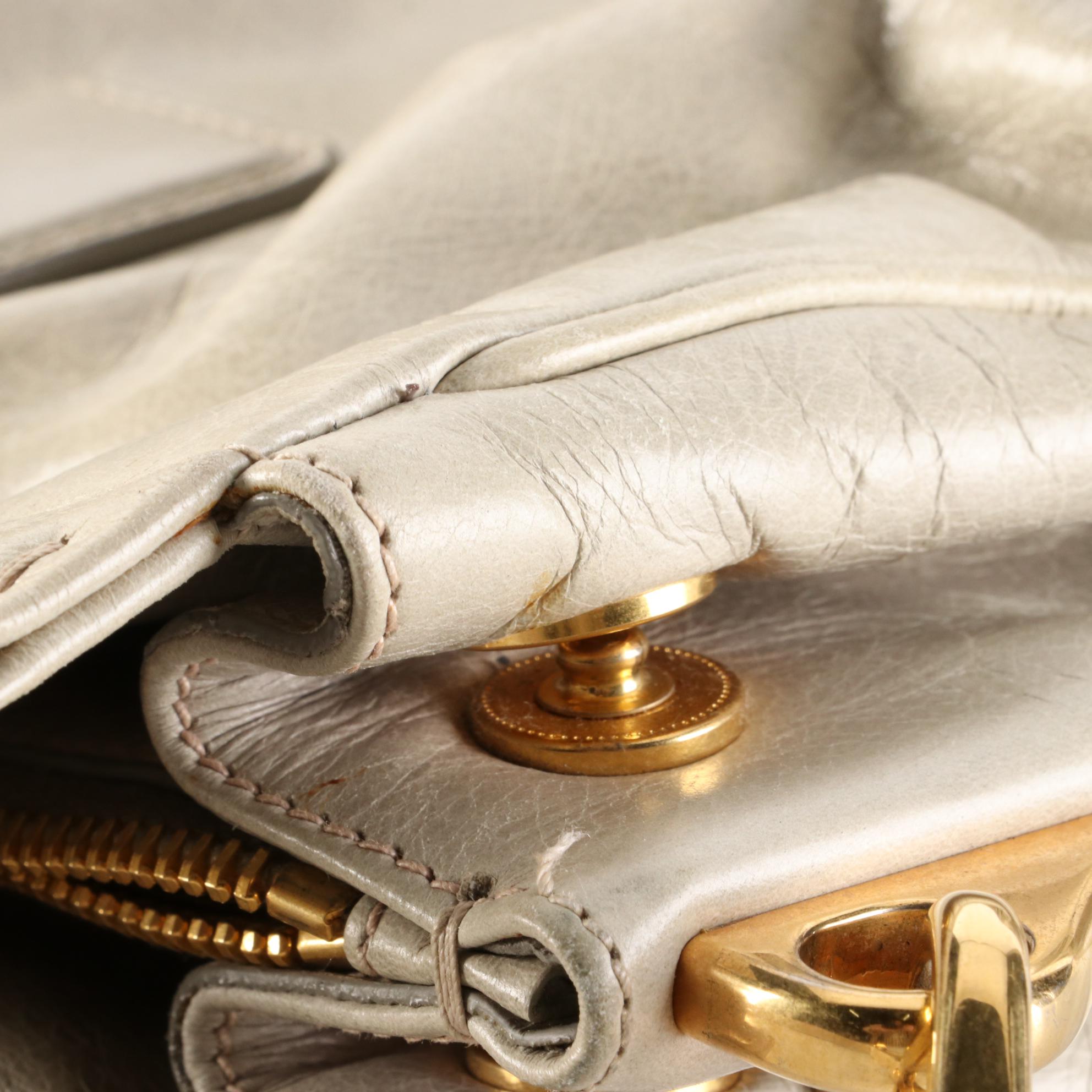 Prada Two-Way Handbag in Calfskin Leather