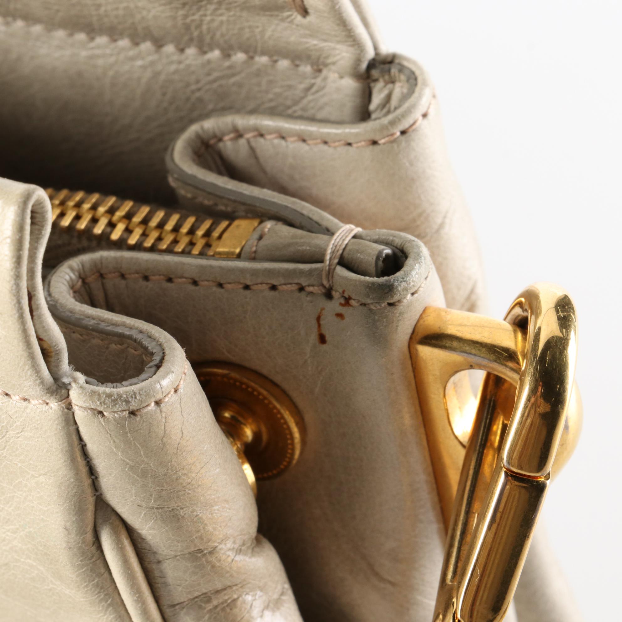 Prada Two-Way Handbag in Calfskin Leather