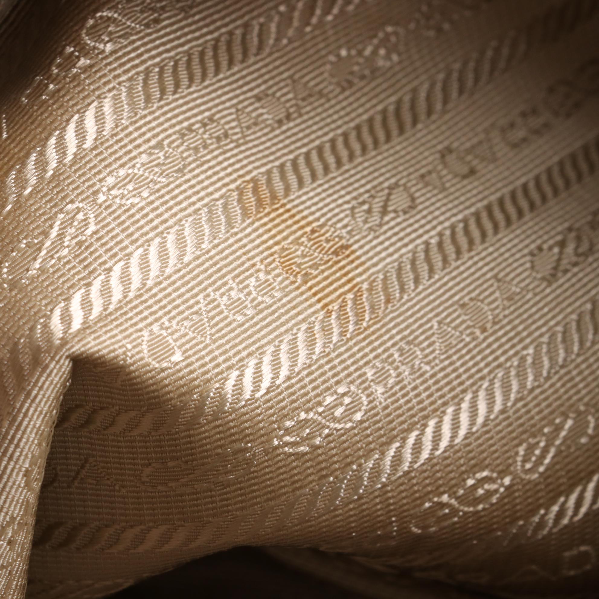 Prada Two-Way Handbag in Calfskin Leather