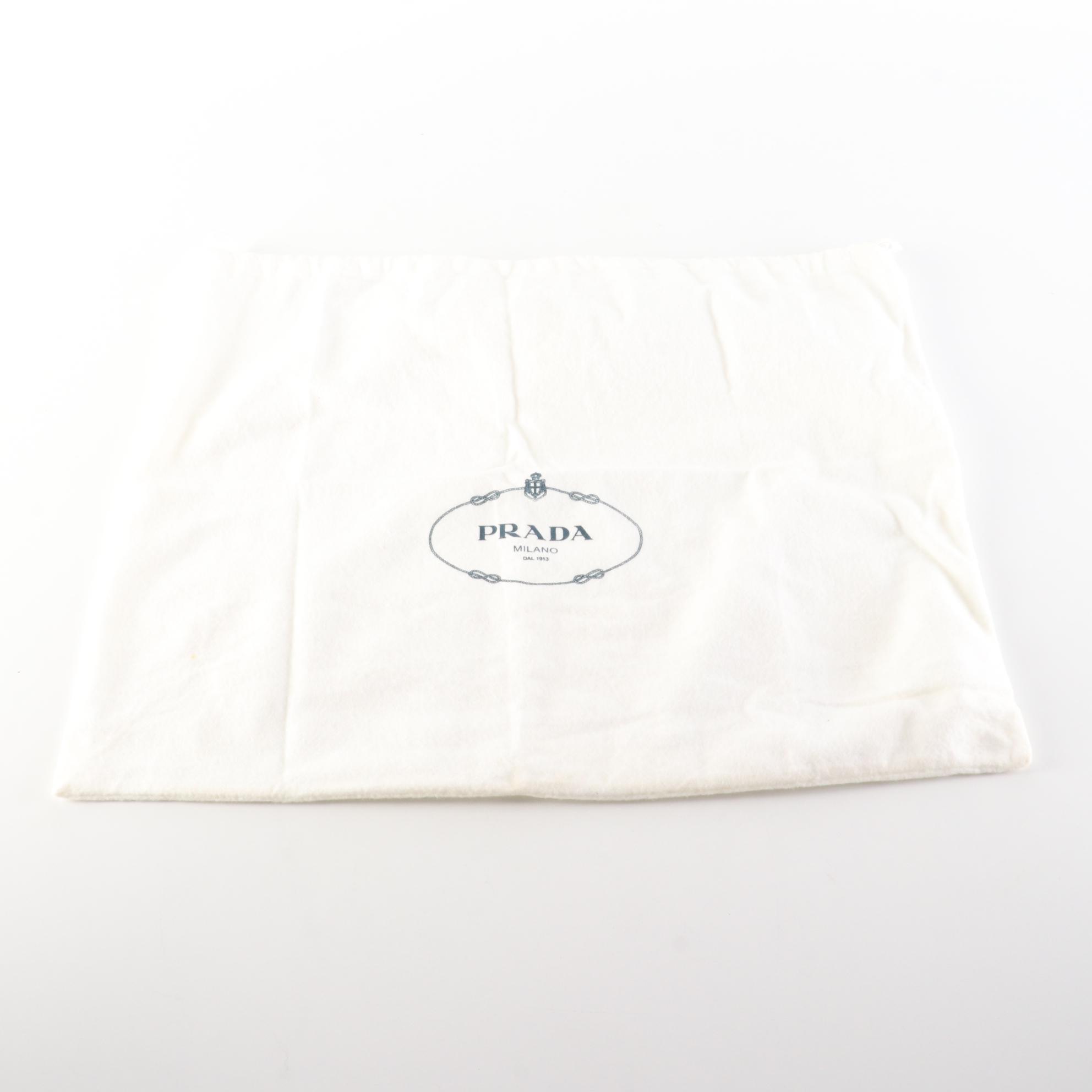 Prada Two-Way Handbag in Calfskin Leather